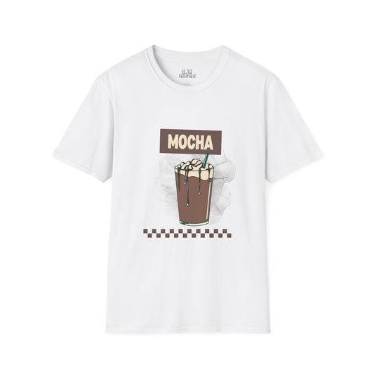 Mocha Tee - Retro Illustration Graphic T-Shirt