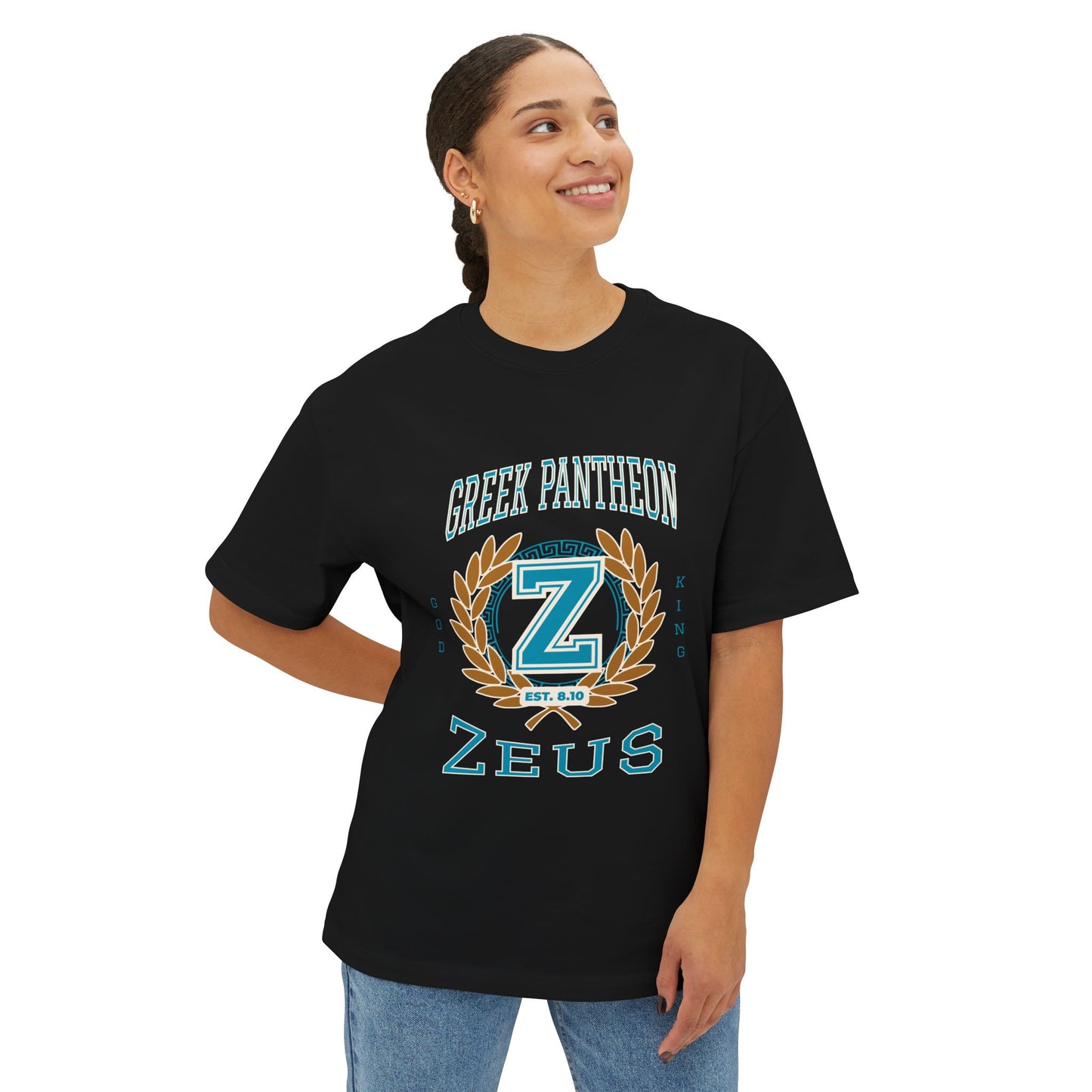 Zeus Mythology Graphic Tee — Greek Pantheon Inspired Design