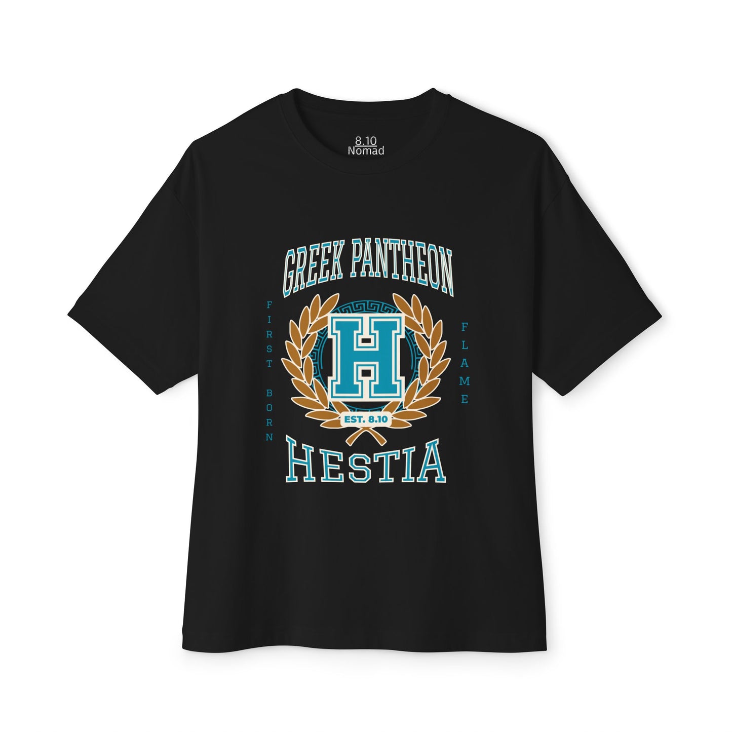 Hestia Mythology Graphic Tee — Greek Pantheon Inspired Design