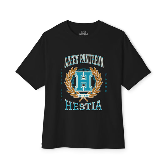 Hestia Mythology Graphic Tee — Greek Pantheon Inspired Design