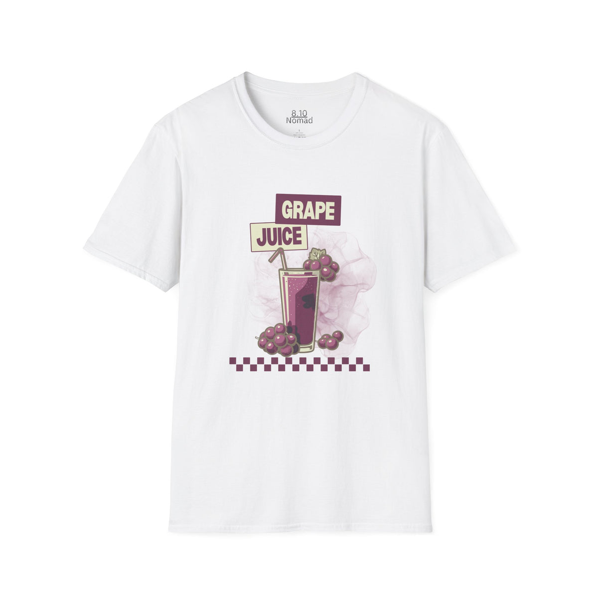 Grape Juice Tee - Retro Illustration Graphic T-Shirt
