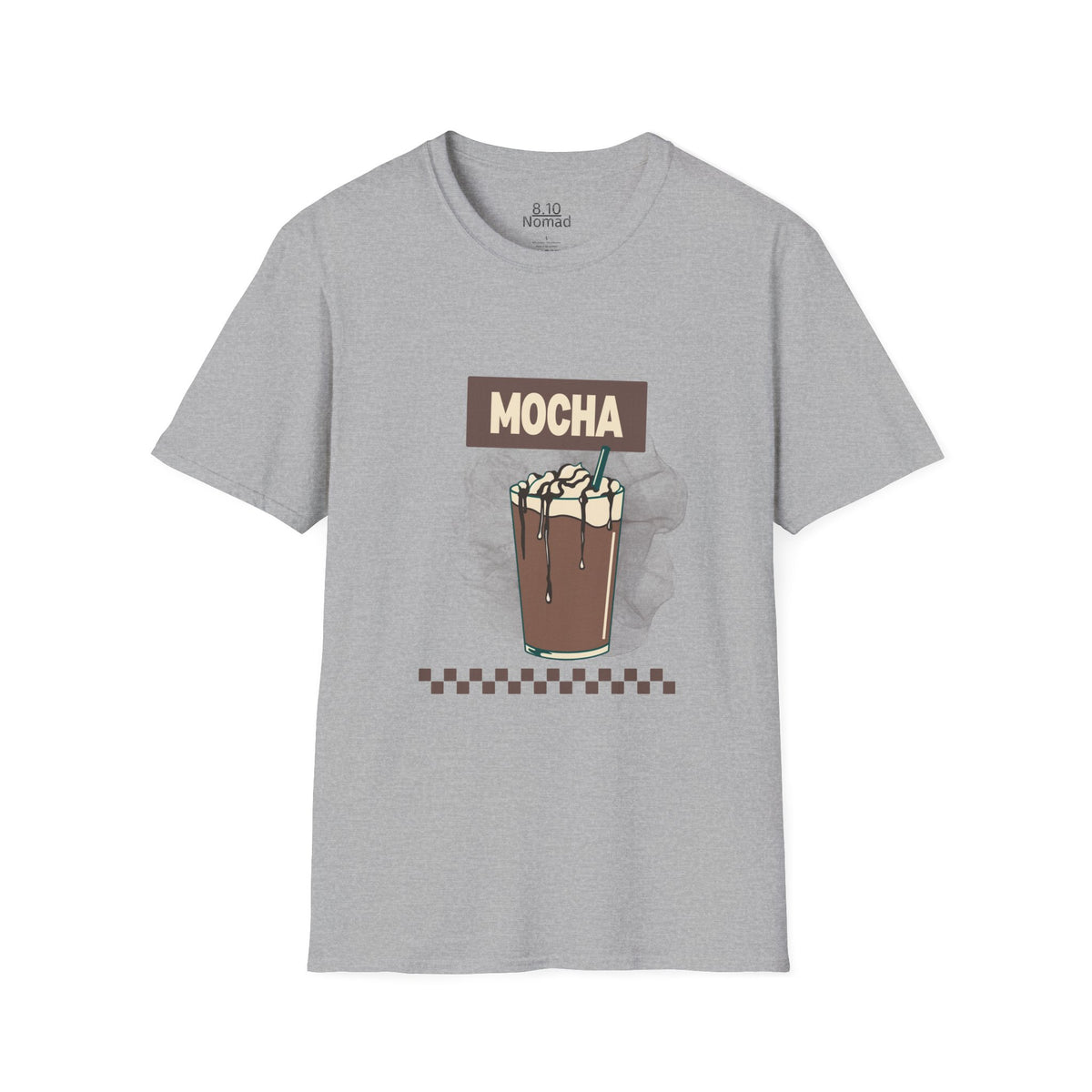 Mocha Tee - Retro Illustration Graphic T-Shirt