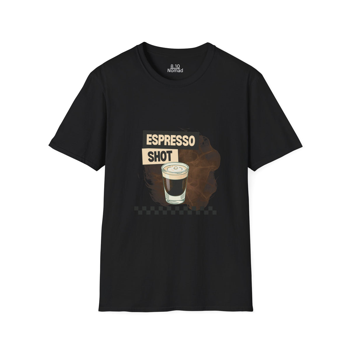 Espresso Shot Tee - Retro Illustration Graphic T-Shirt