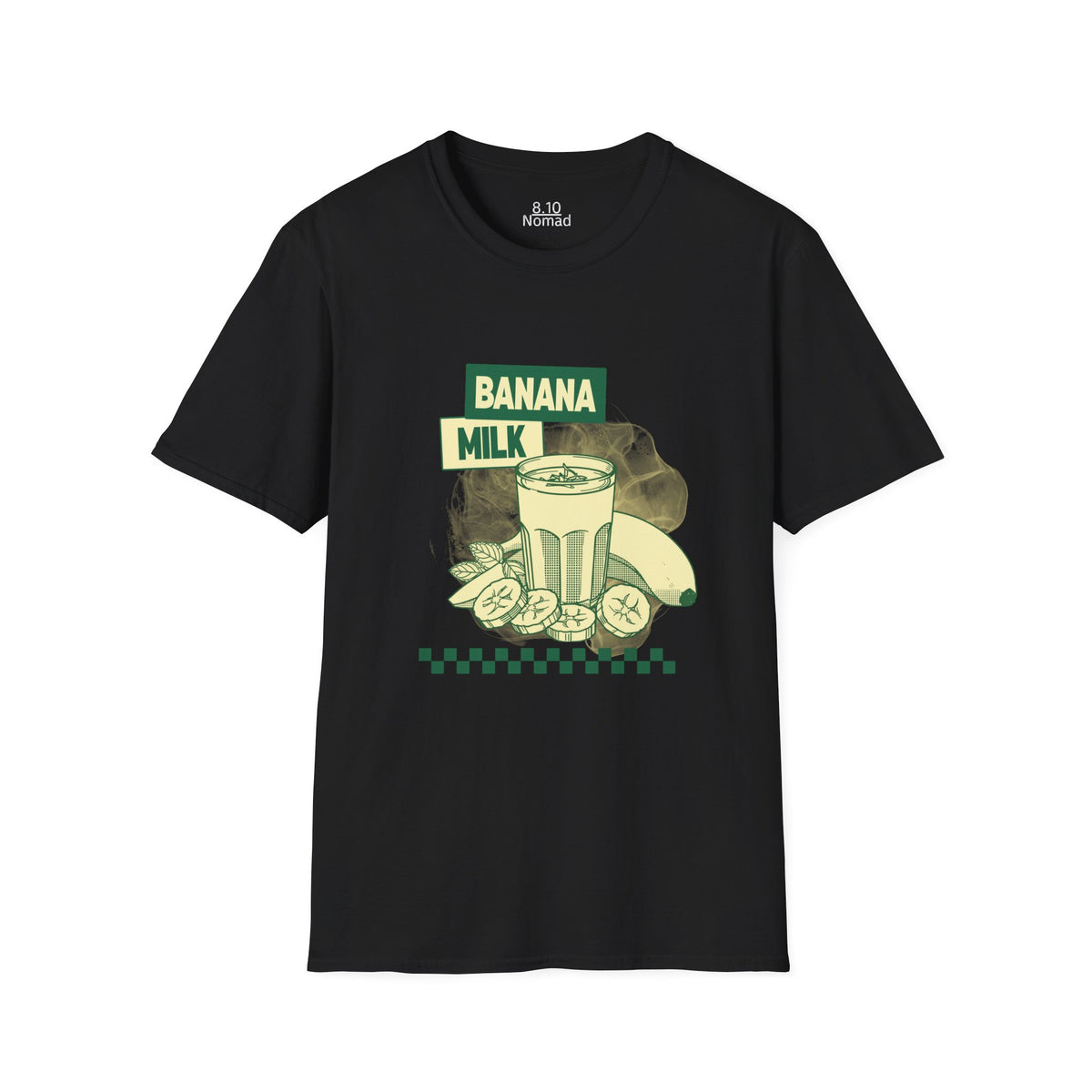 Banana Milk Tee - Retro Illustration Graphic T-Shirt