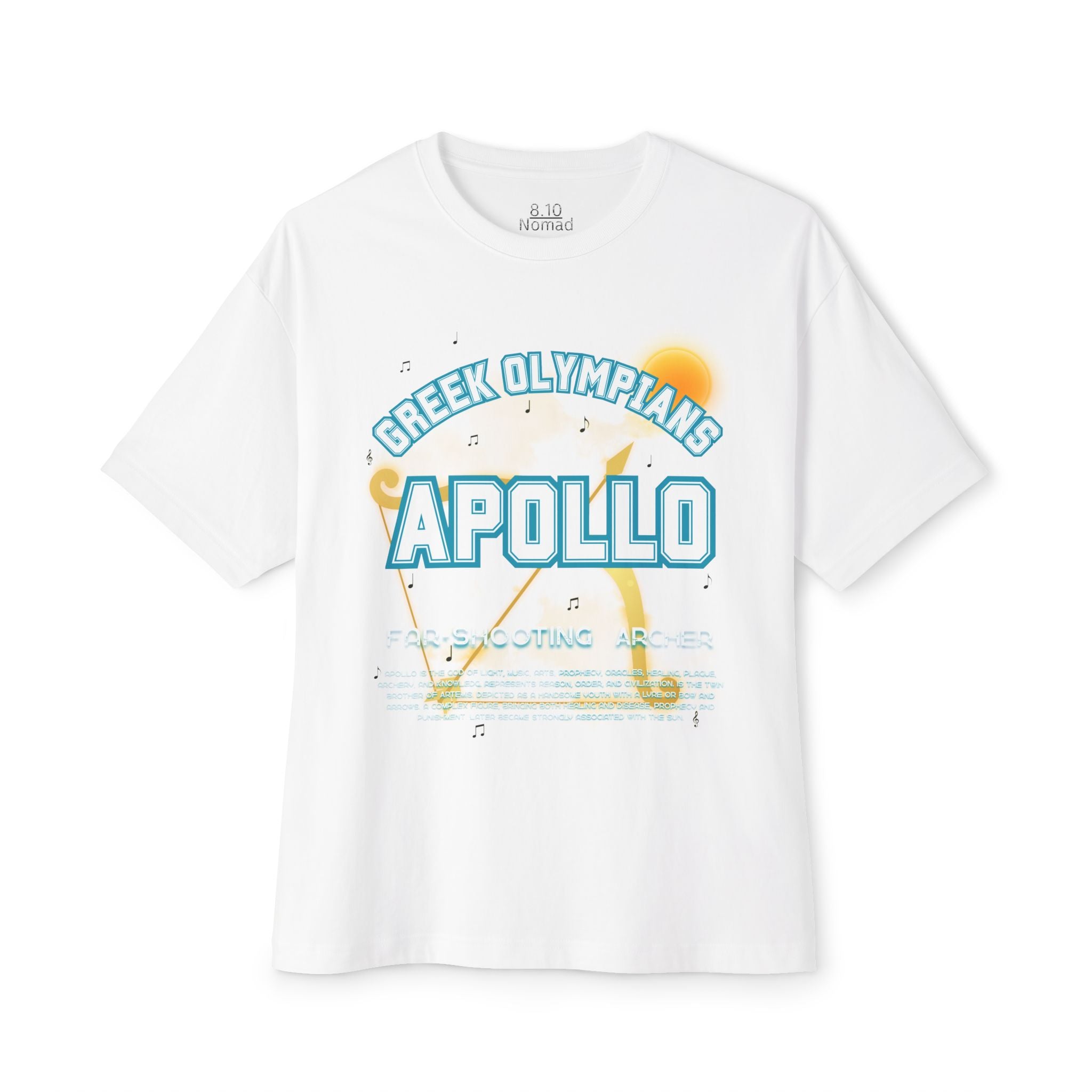 Apollo Mythology Graphic Tee — Greek Pantheon Inspired Design