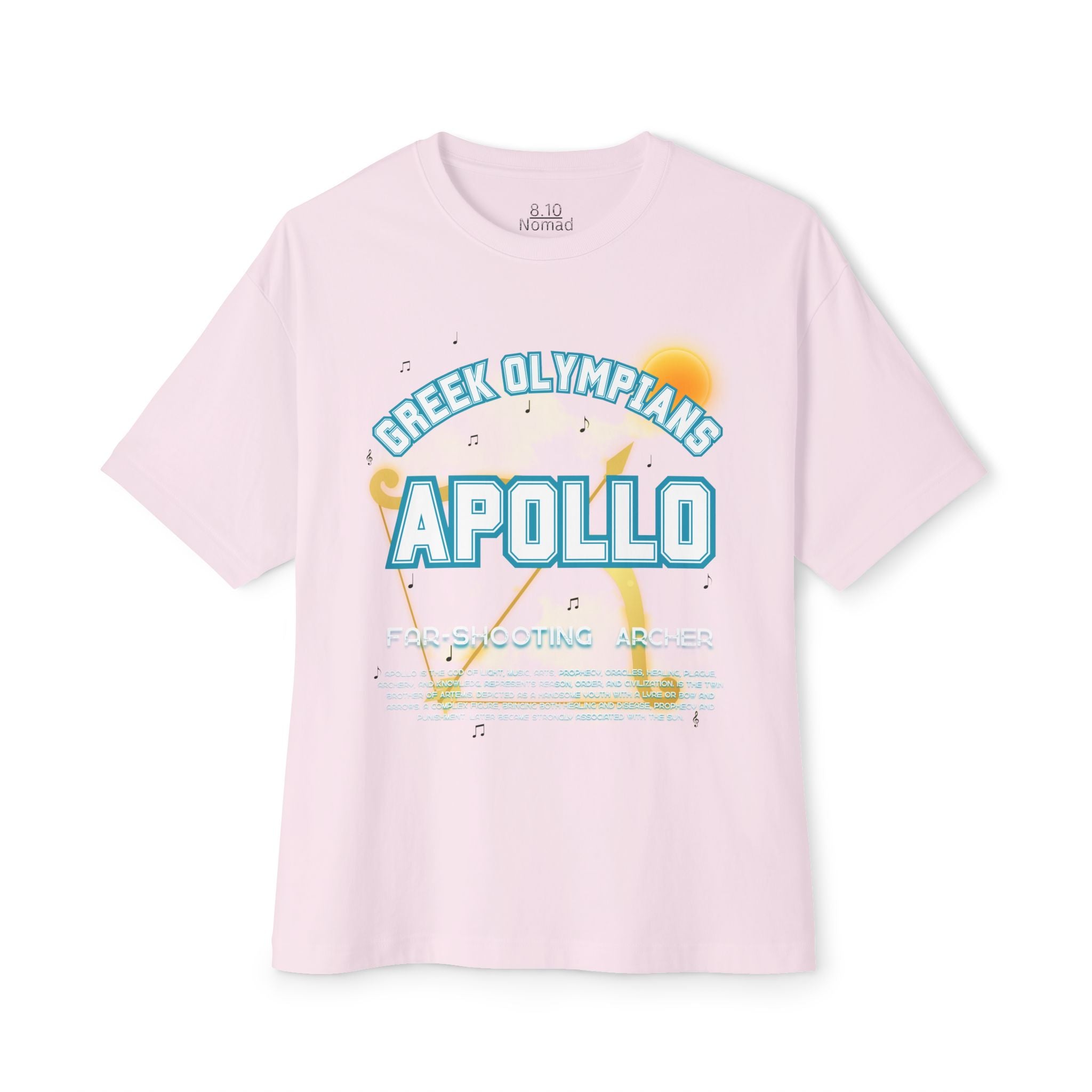 Apollo Mythology Graphic Tee — Greek Pantheon Inspired Design