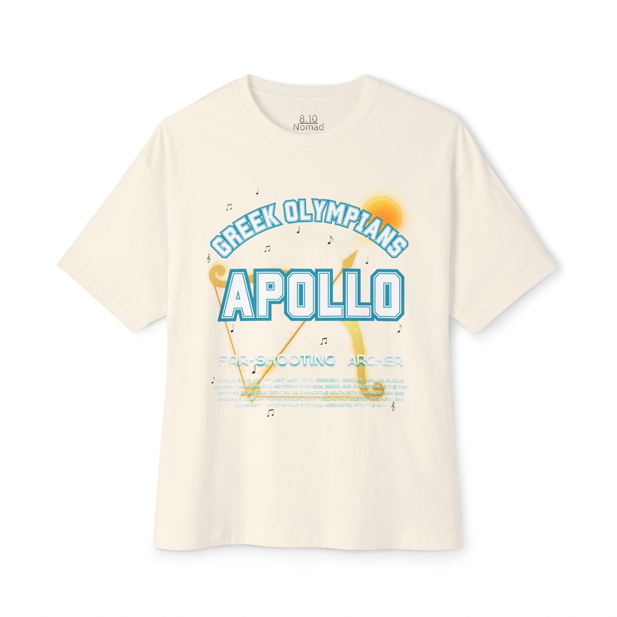 Apollo Mythology Graphic Tee — Greek Pantheon Inspired Design