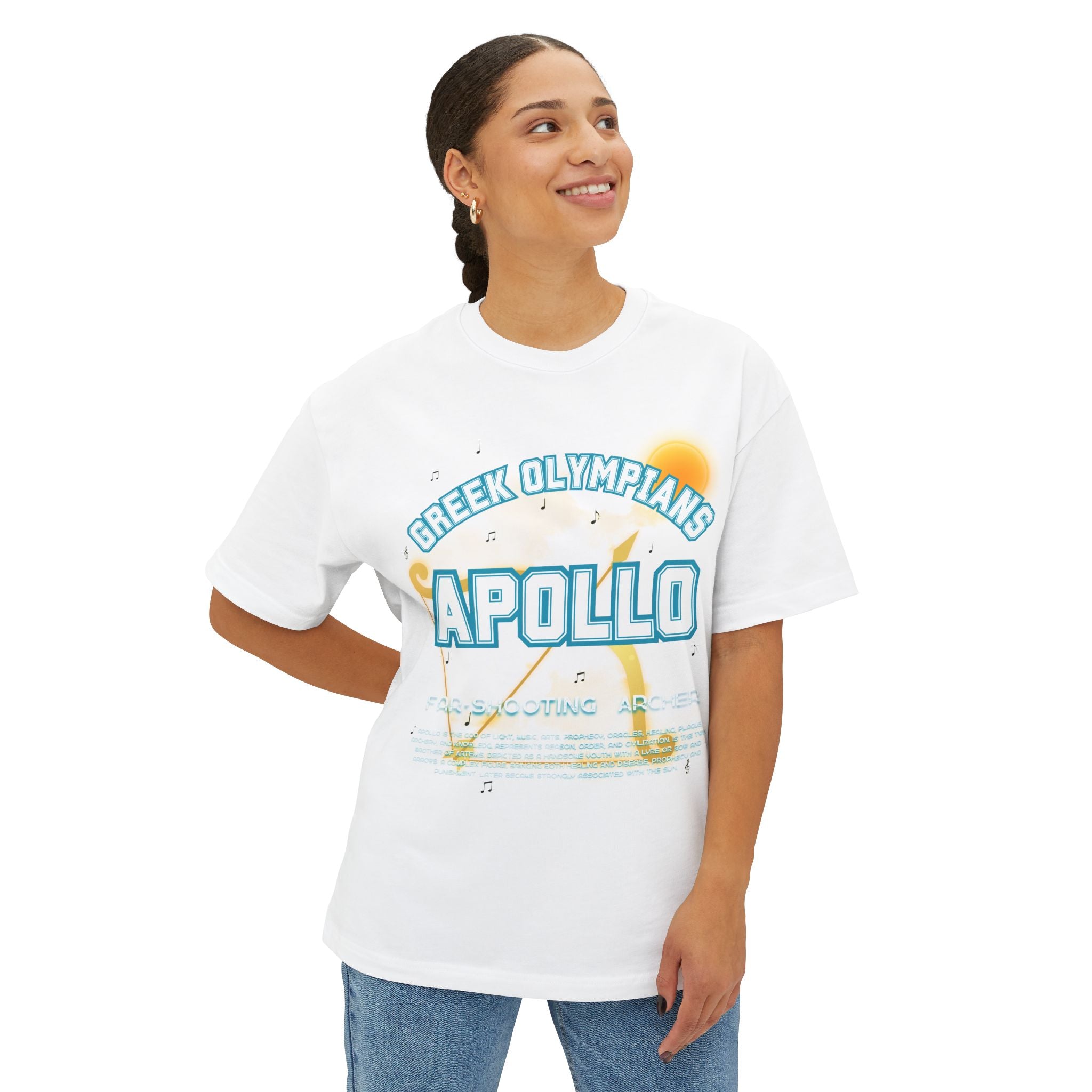 Apollo Mythology Graphic Tee — Greek Pantheon Inspired Design