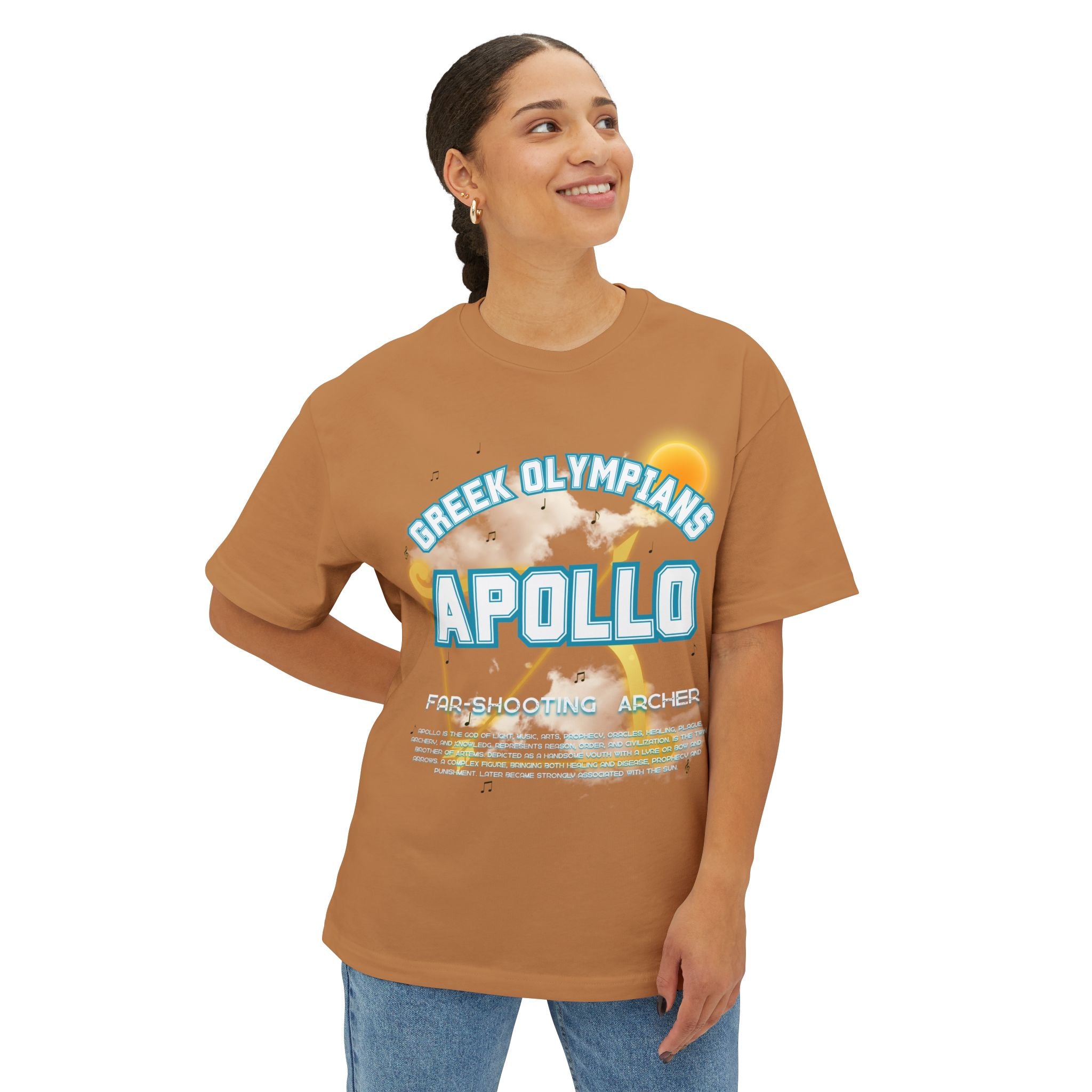 Apollo Mythology Graphic Tee — Greek Pantheon Inspired Design