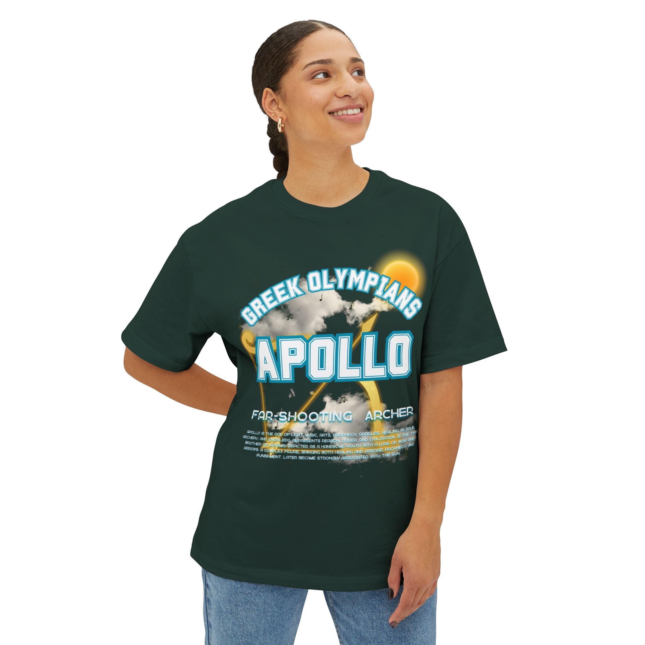 Apollo Mythology Graphic Tee — Greek Pantheon Inspired Design