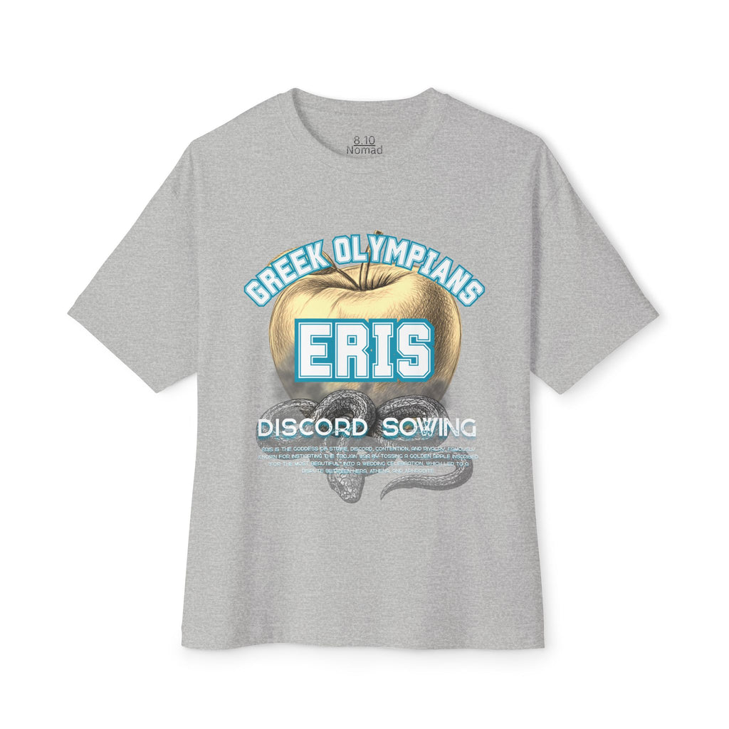 Eris Greek Mythology Tee — Pantheon-Inspired Oversized Boxy T-Shirt