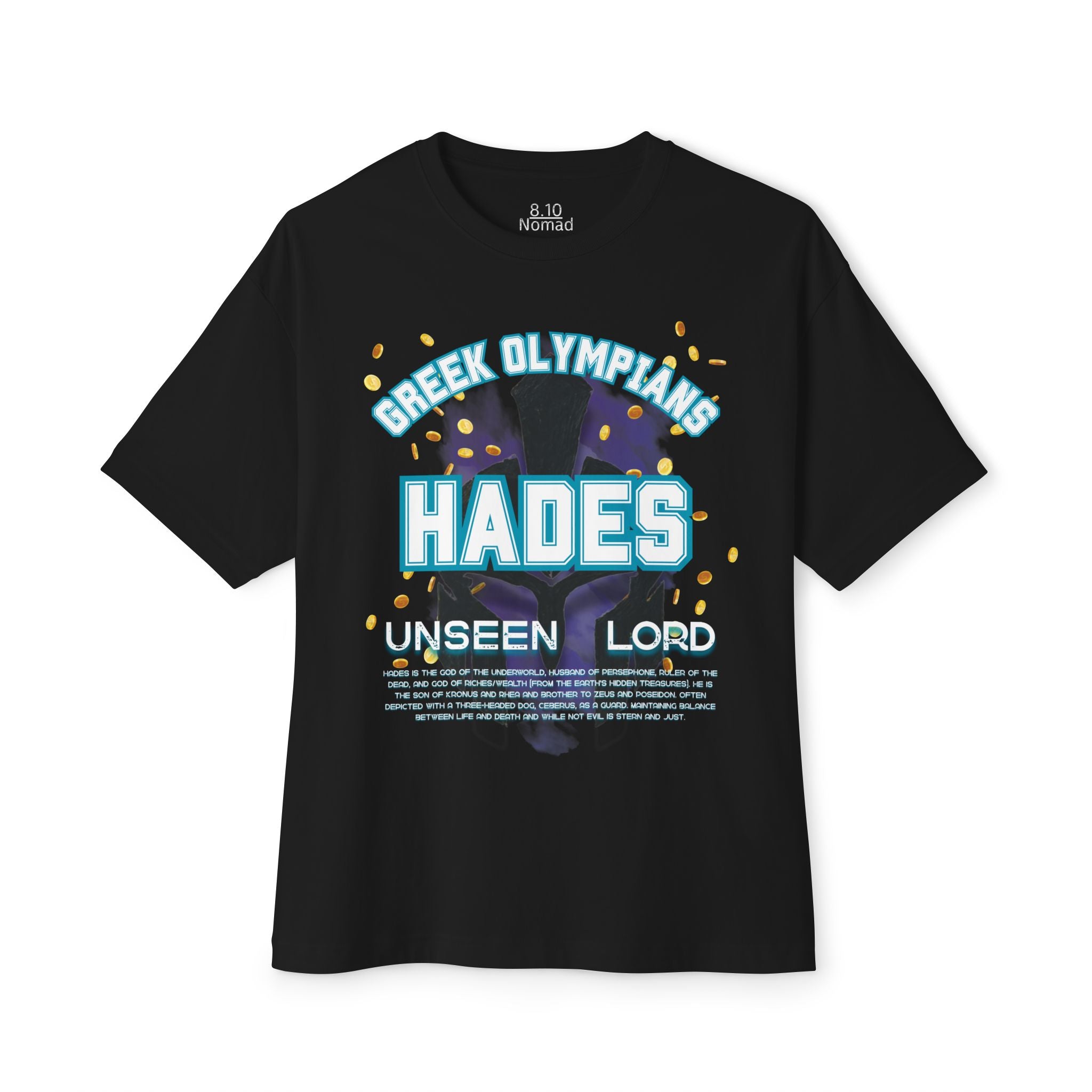 Hades Pantheon Tee — Greek Mythology Graphic T‑Shirt