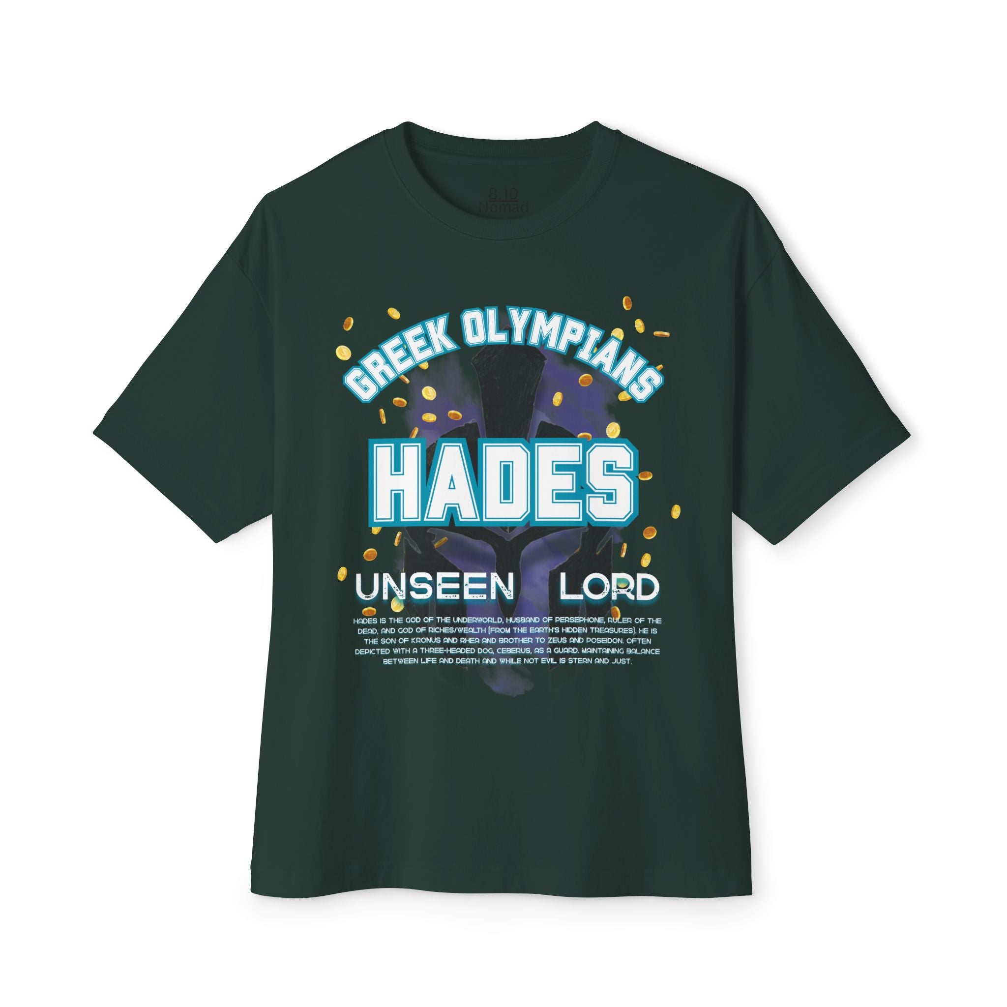 Hades Pantheon Tee — Greek Mythology Graphic T‑Shirt