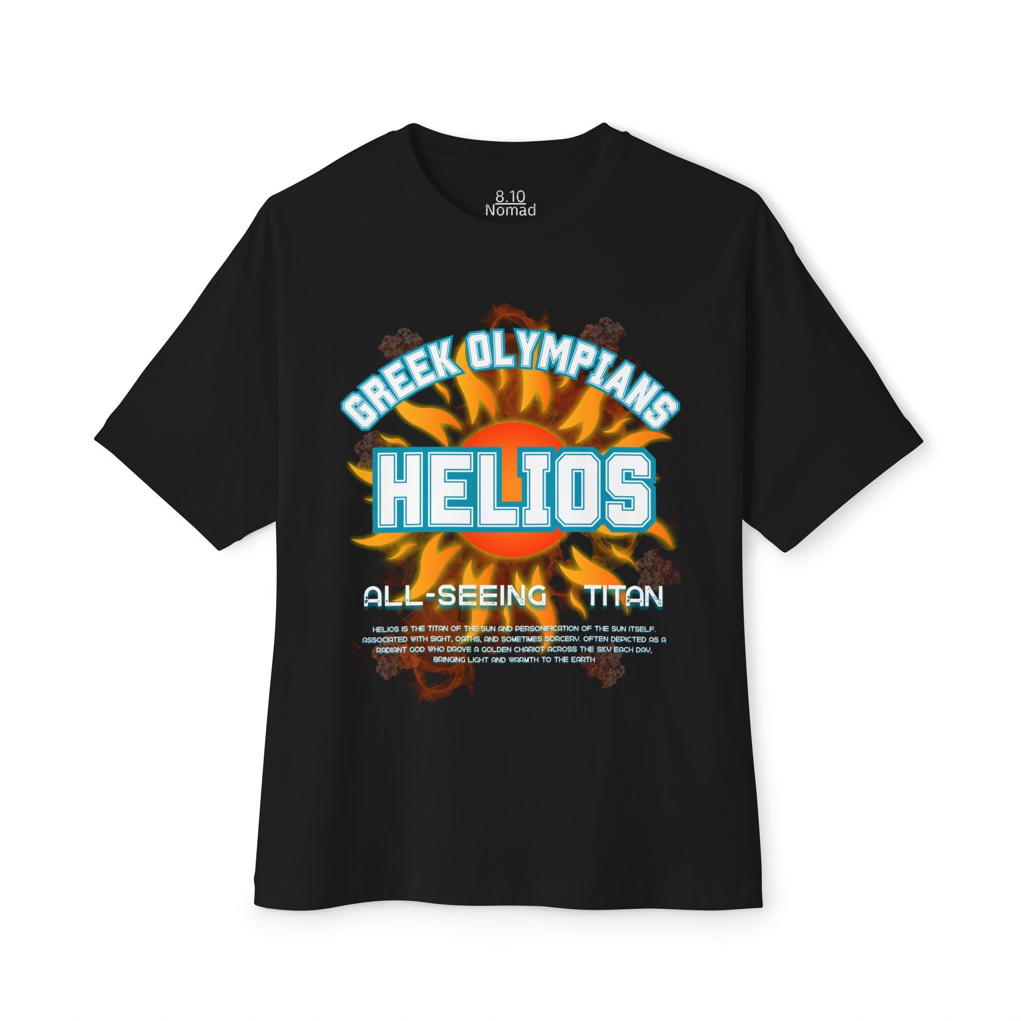 Helios Mythology Graphic Tee — Greek Pantheon Inspired Design