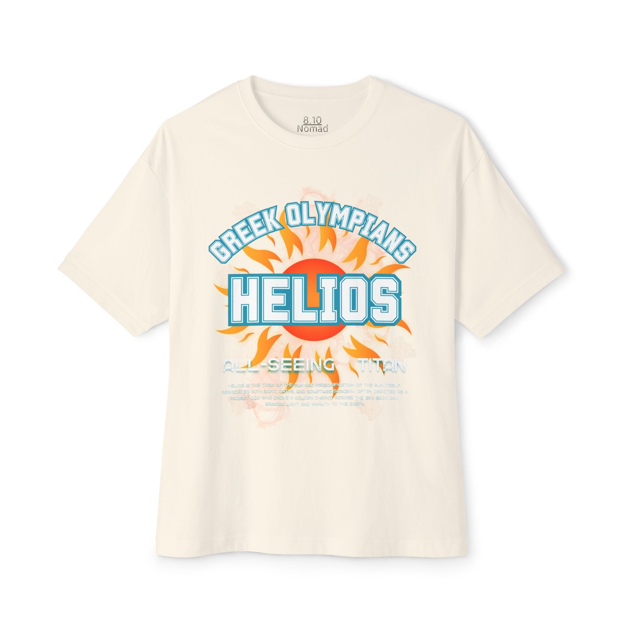Helios Mythology Graphic Tee — Greek Pantheon Inspired Design