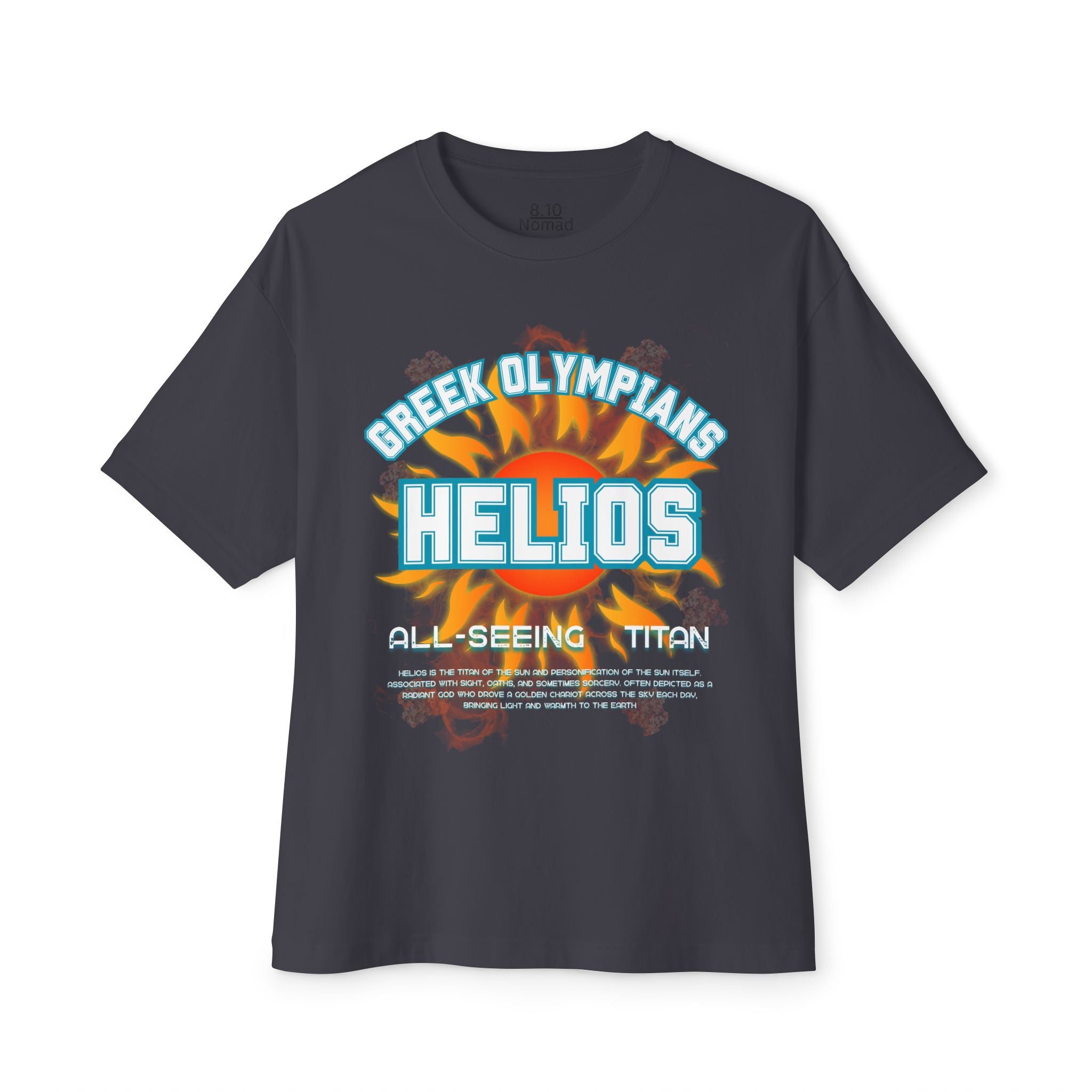 Helios Mythology Graphic Tee — Greek Pantheon Inspired Design