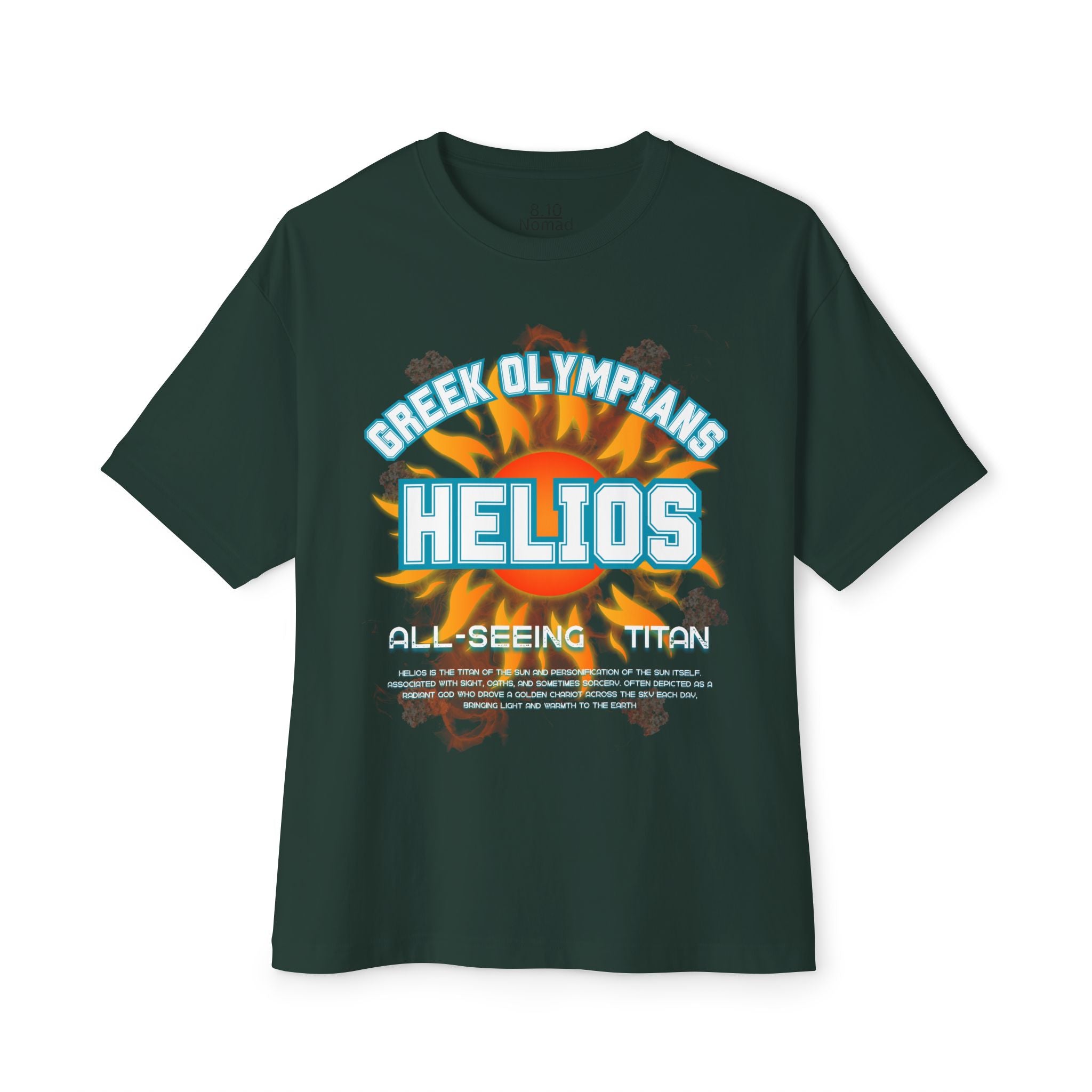 Helios Mythology Graphic Tee — Greek Pantheon Inspired Design