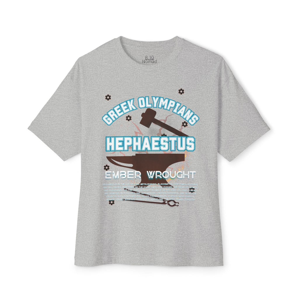 Hephaestus Mythology Graphic Tee — Greek Pantheon Inspired Design
