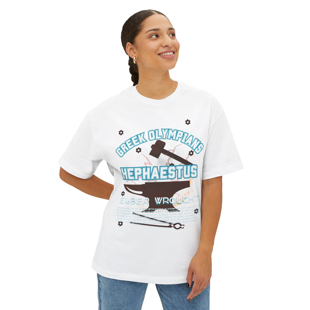 Hephaestus Mythology Graphic Tee — Greek Pantheon Inspired Design