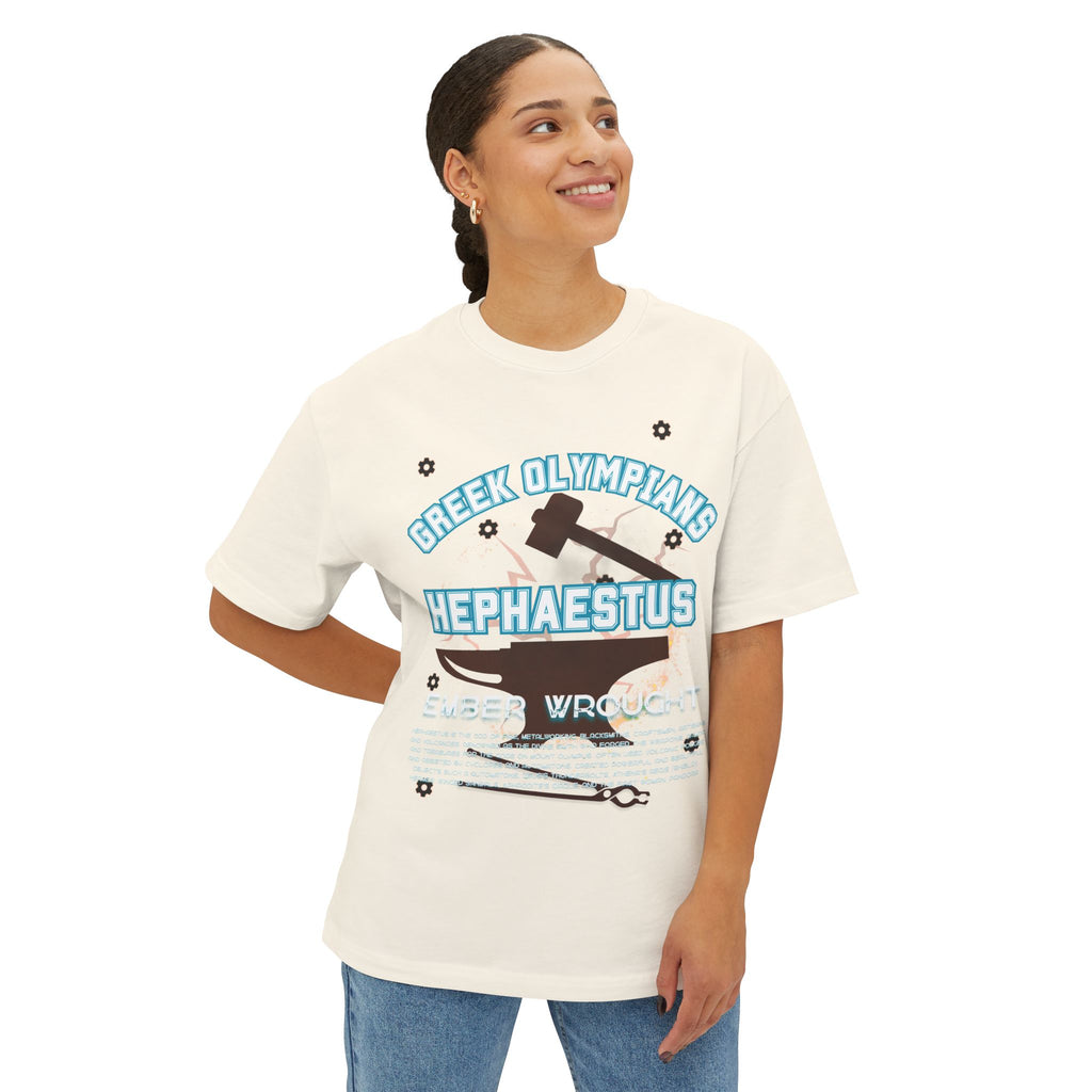 Hephaestus Mythology Graphic Tee — Greek Pantheon Inspired Design