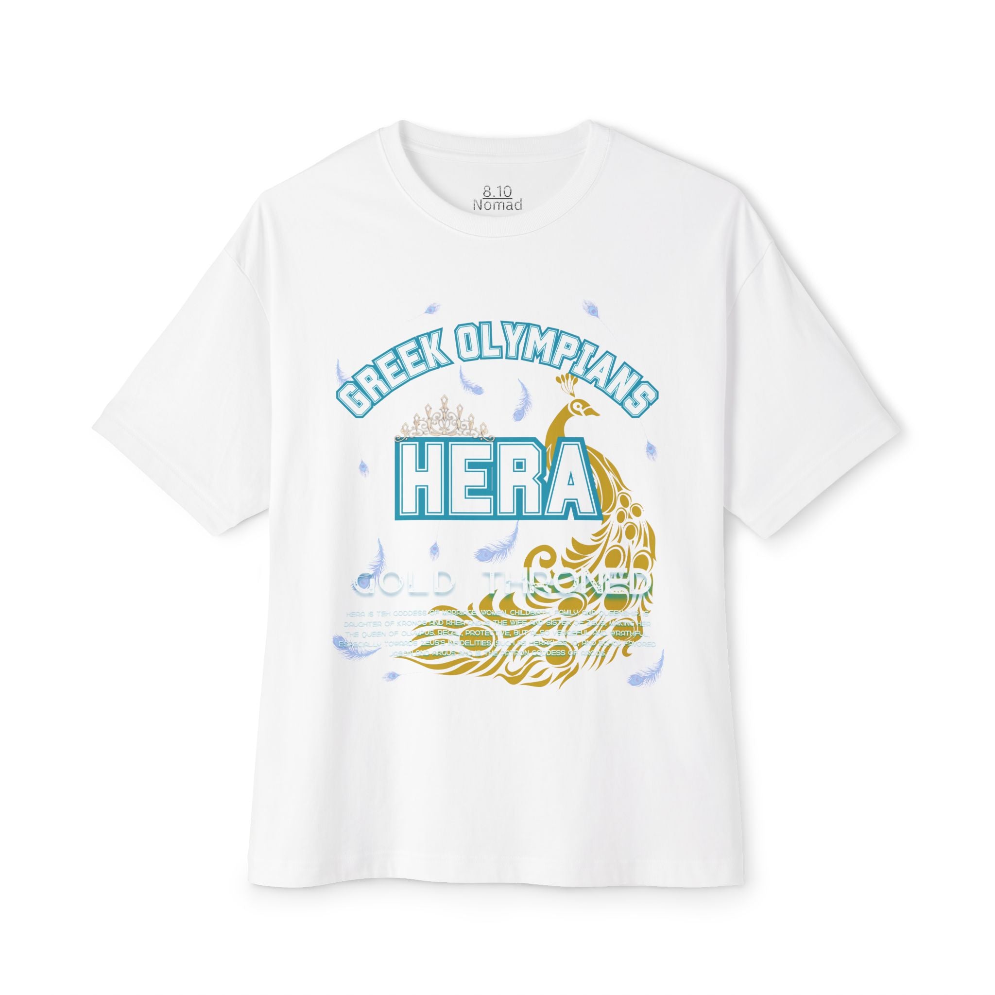 Hera Mythology Graphic Tee — Greek Pantheon Inspired Design