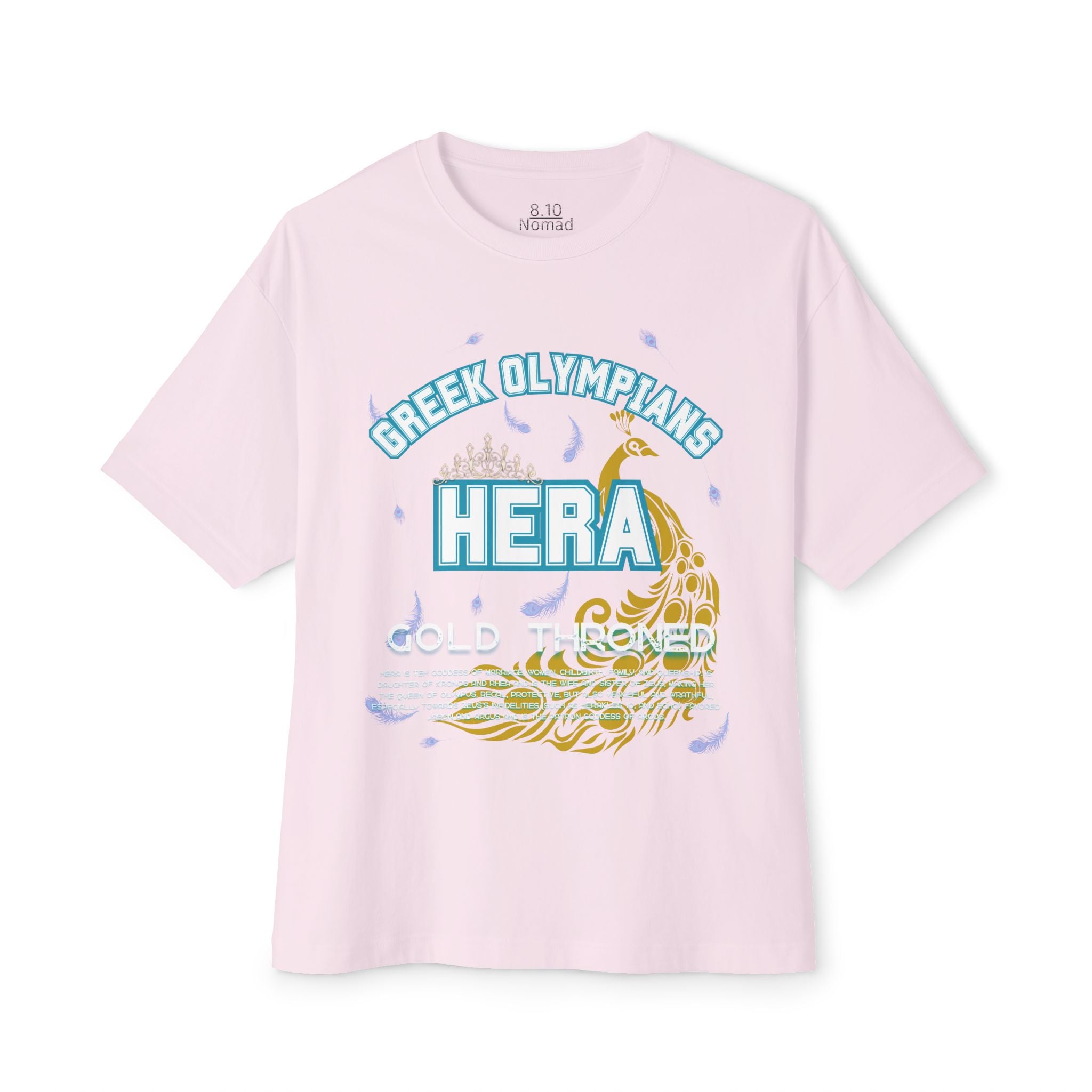 Hera Mythology Graphic Tee — Greek Pantheon Inspired Design