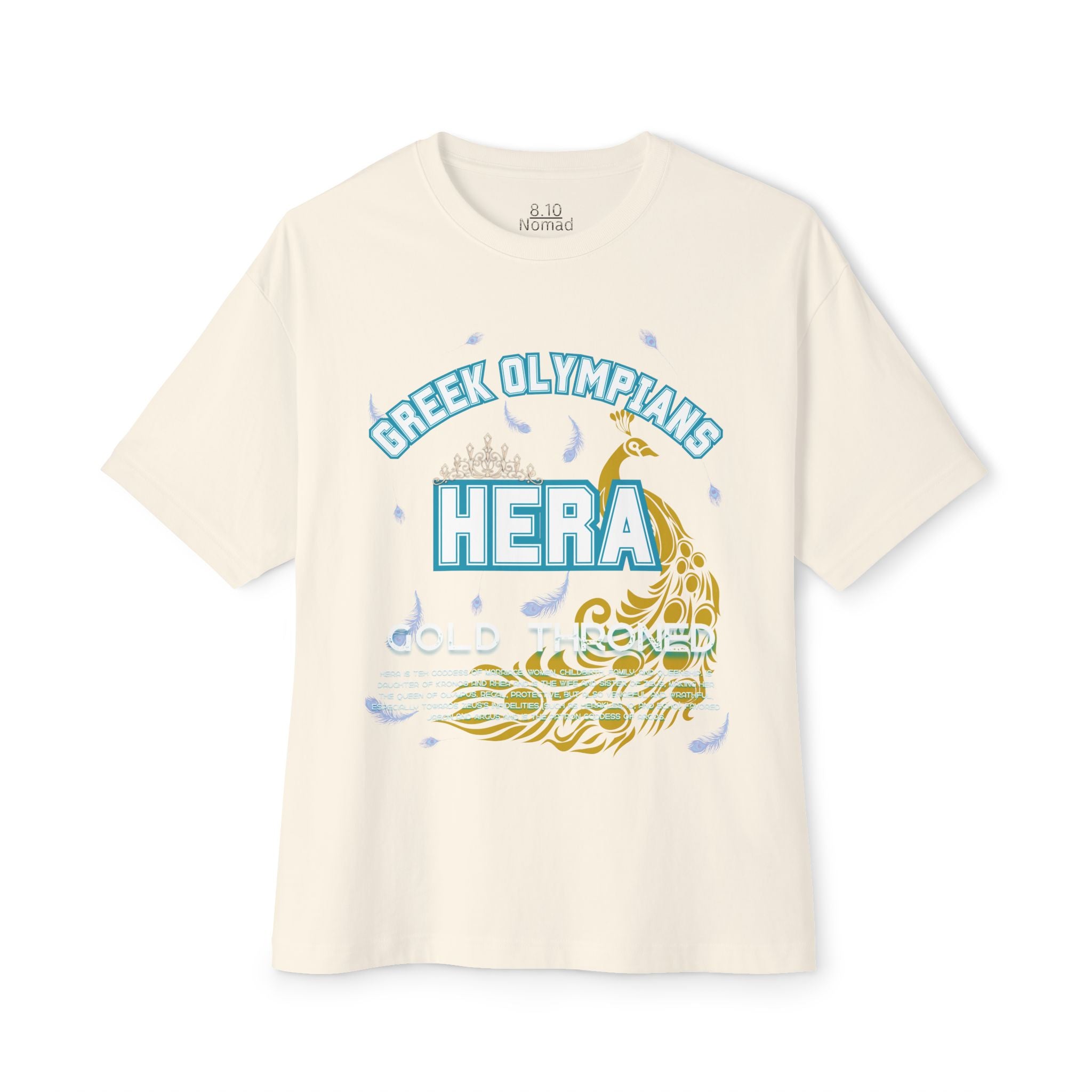 Hera Mythology Graphic Tee — Greek Pantheon Inspired Design