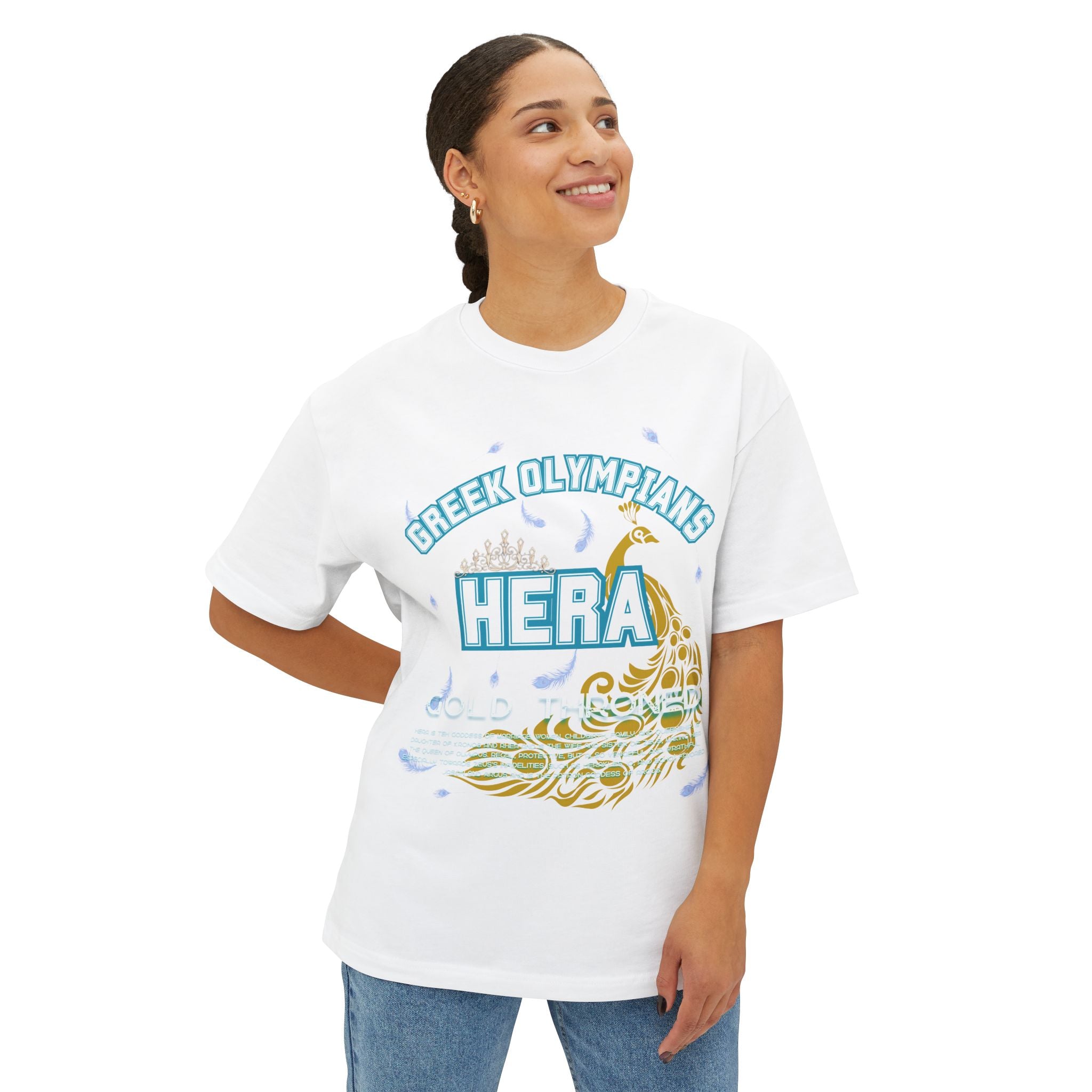 Hera Mythology Graphic Tee — Greek Pantheon Inspired Design
