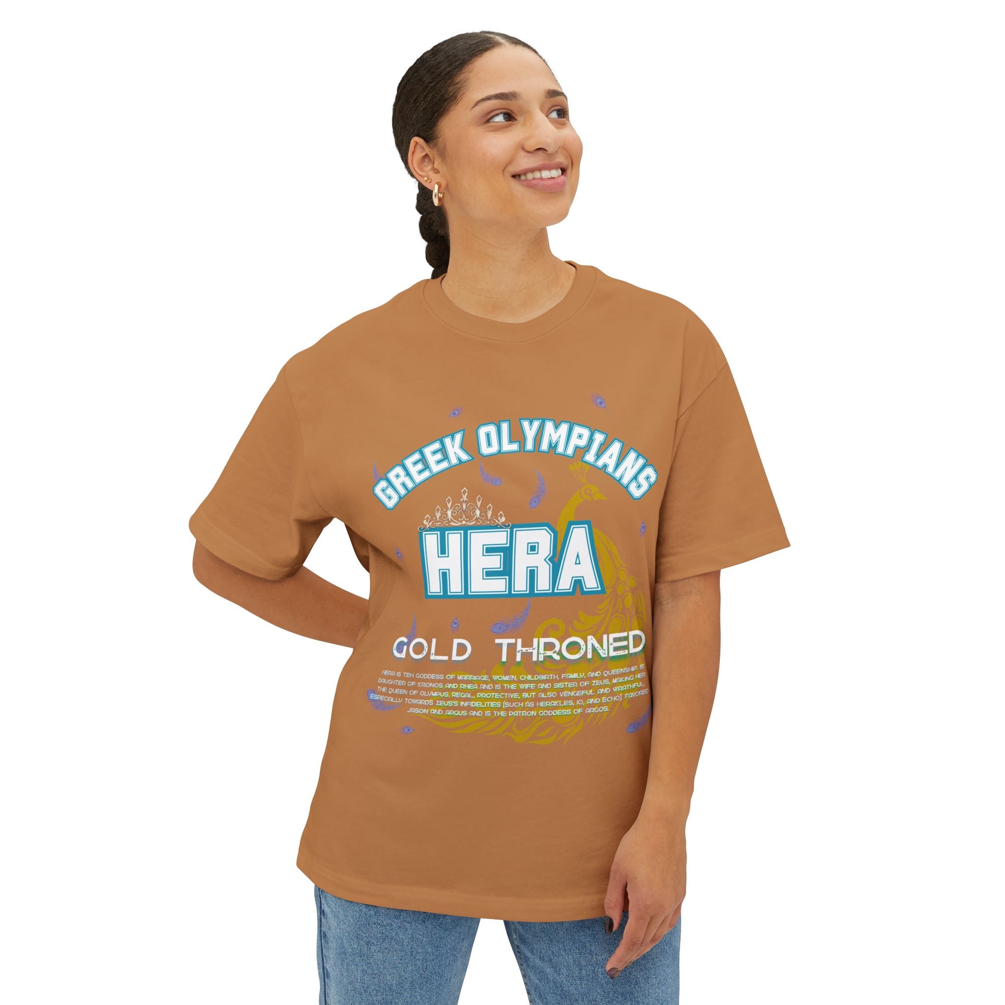 Hera Mythology Graphic Tee — Greek Pantheon Inspired Design