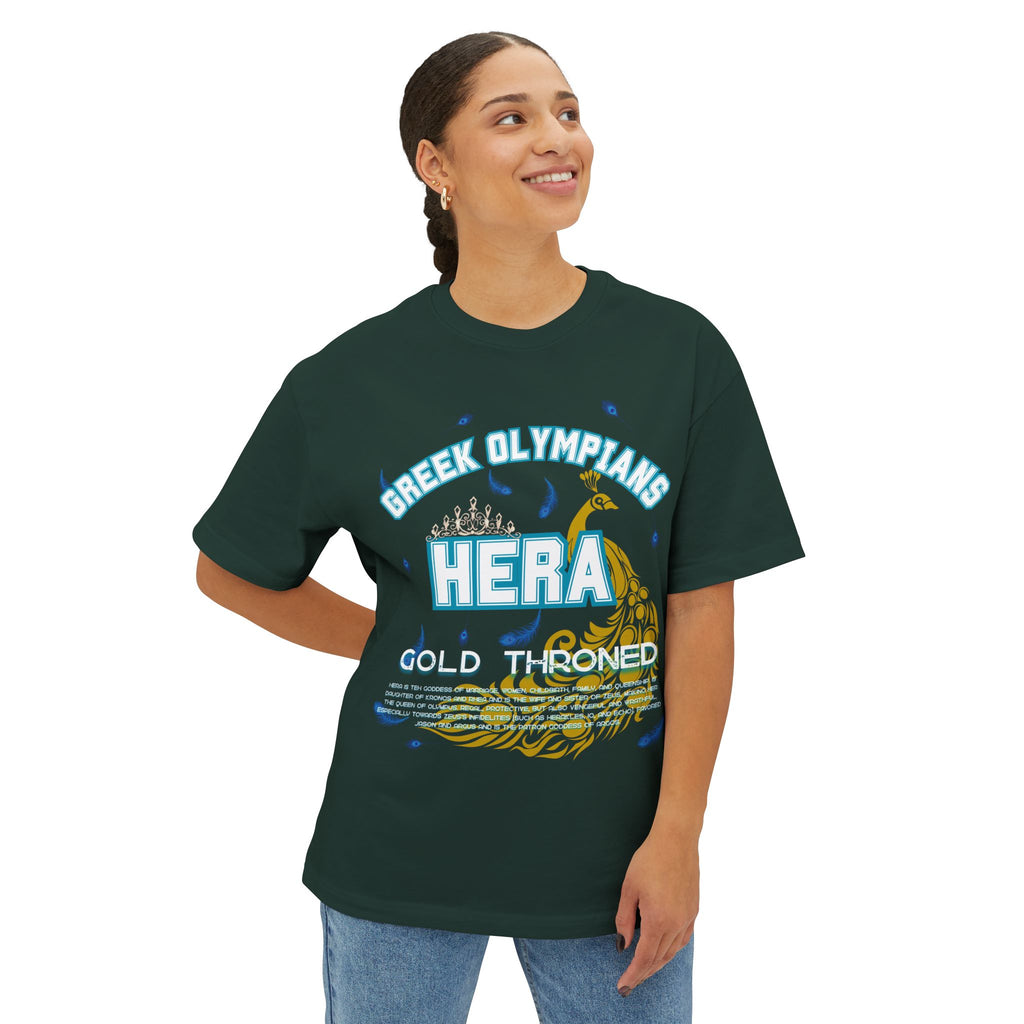 Hera Mythology Graphic Tee — Greek Pantheon Inspired Design