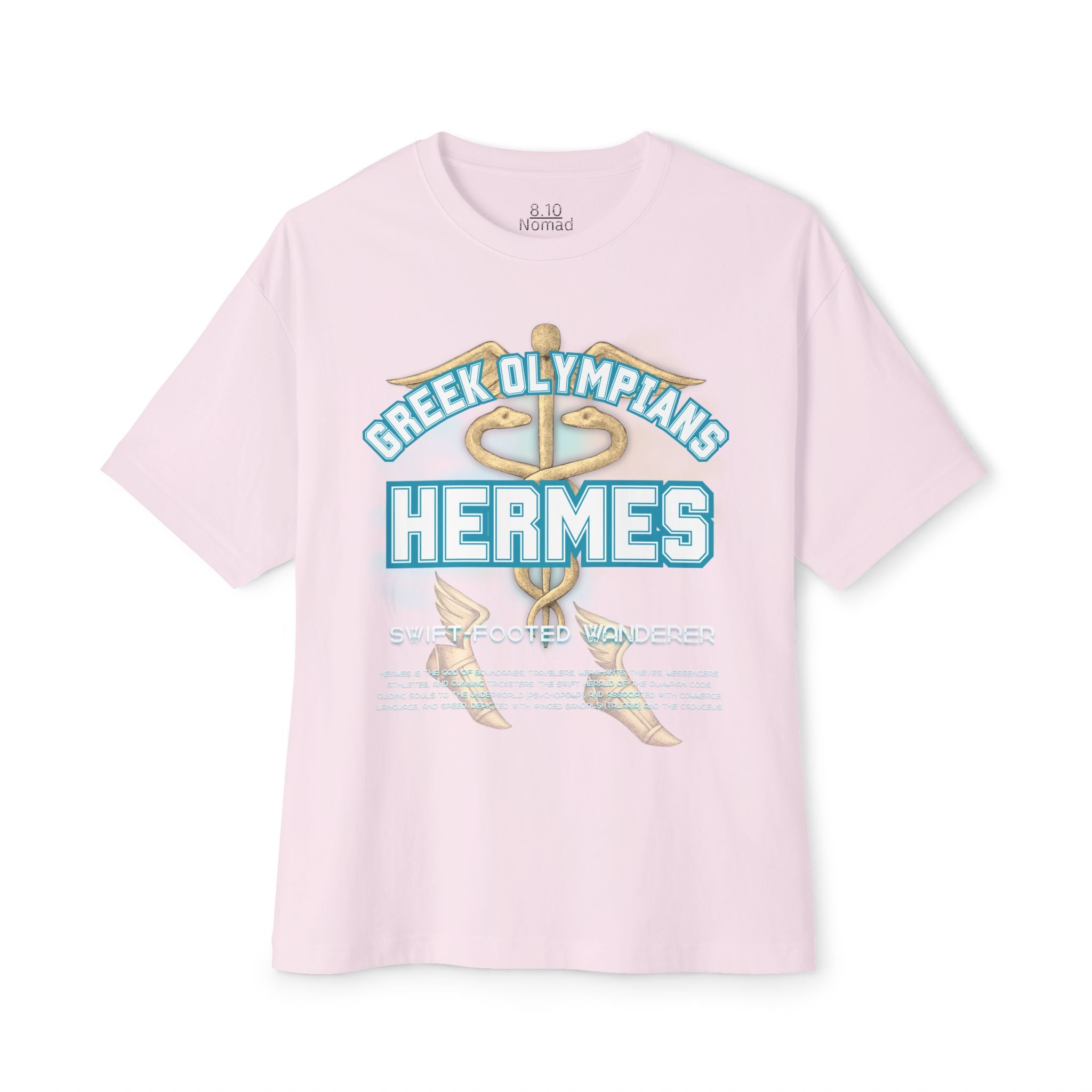 Hermes Mythology Graphic Tee — Greek Pantheon Inspired Design