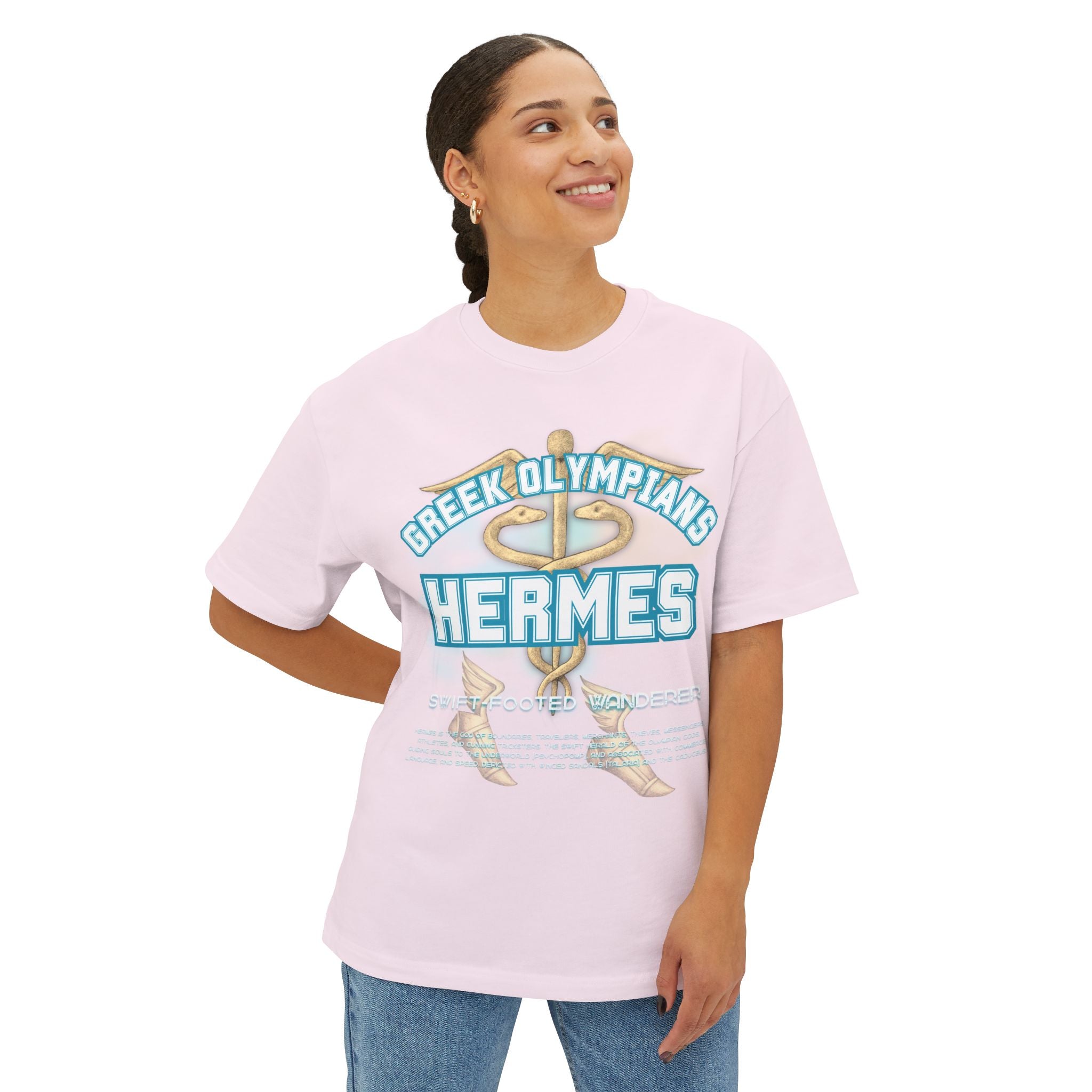 Hermes Mythology Graphic Tee — Greek Pantheon Inspired Design