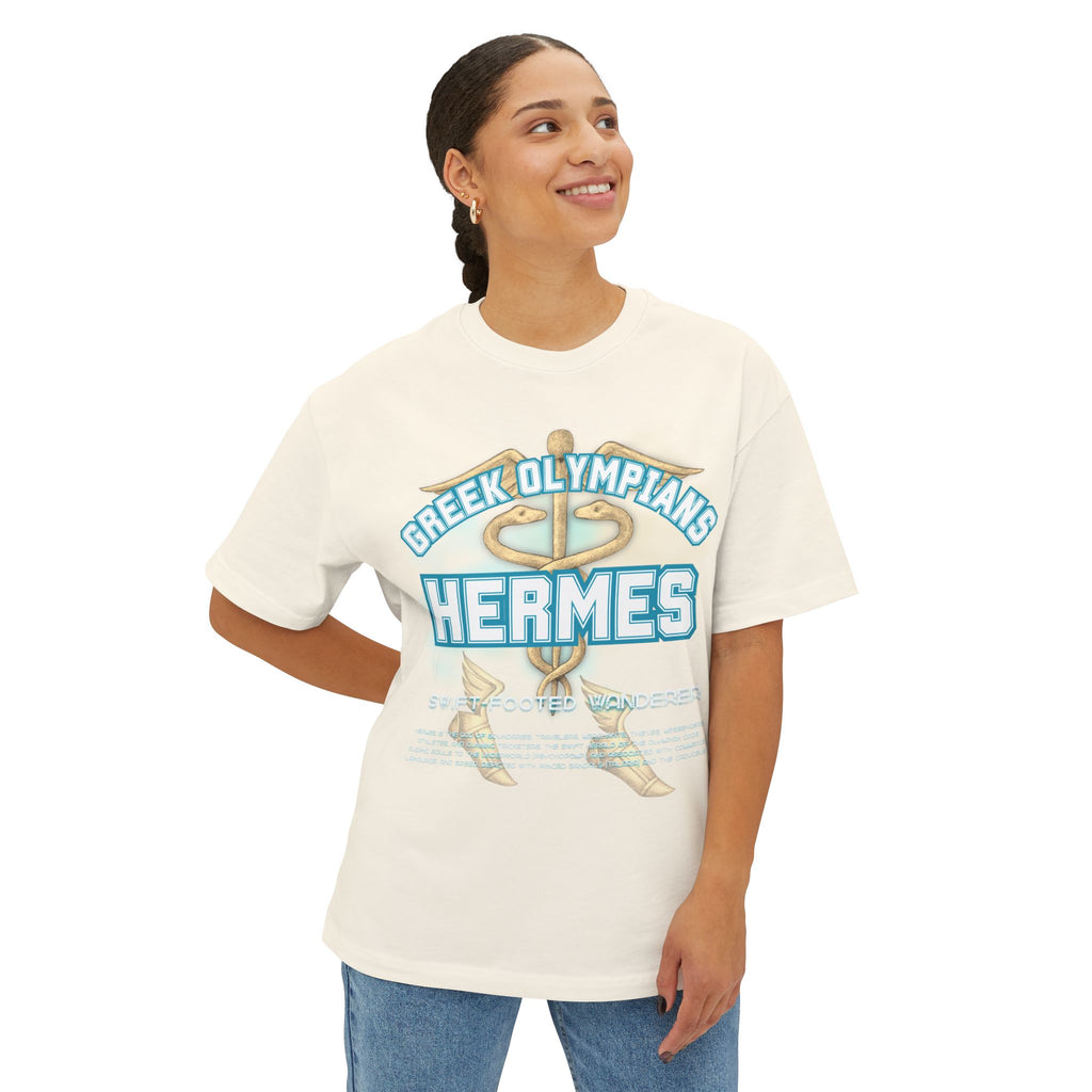 Hermes Mythology Graphic Tee — Greek Pantheon Inspired Design