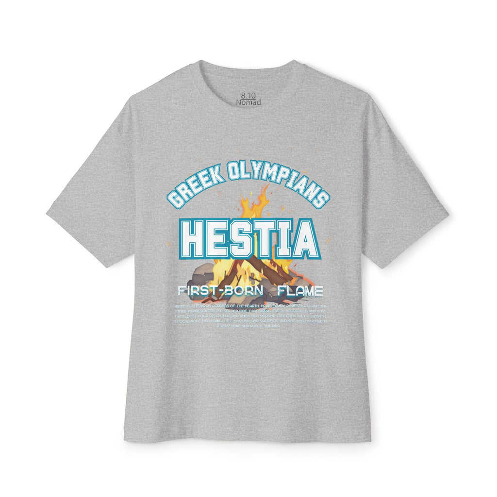 Hestia Mythology Graphic Tee — Greek Pantheon Inspired Design