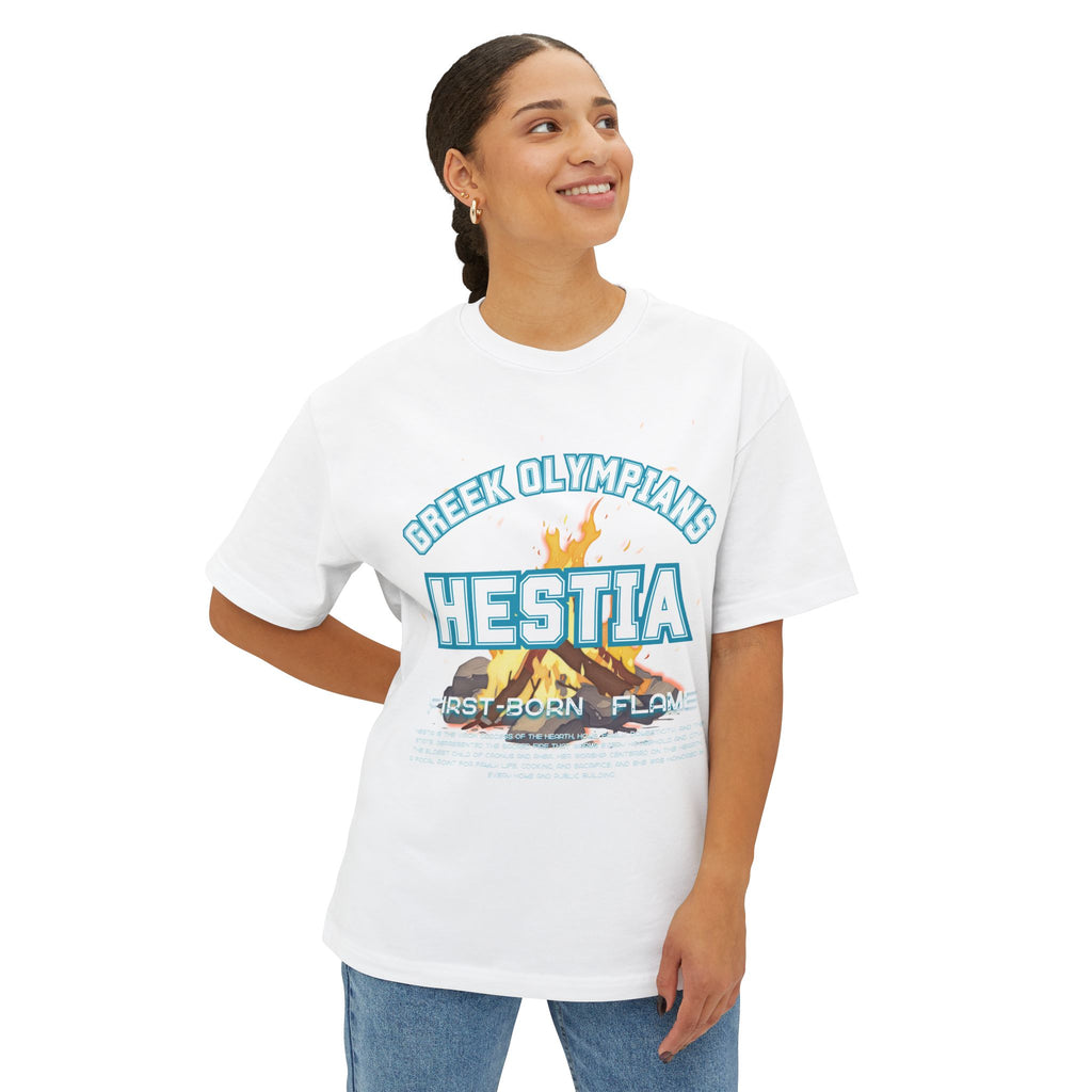Hestia Mythology Graphic Tee — Greek Pantheon Inspired Design