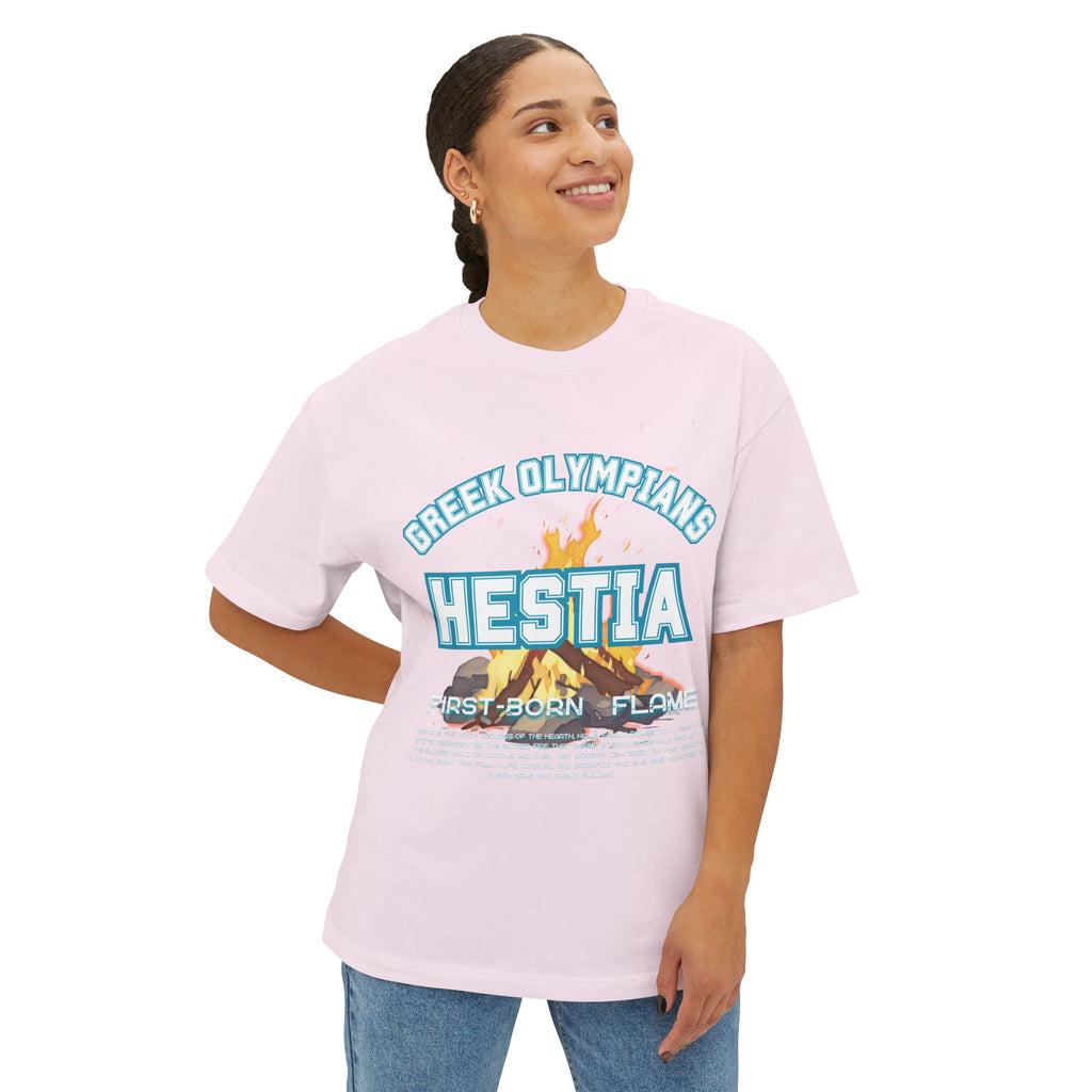 Hestia Mythology Graphic Tee — Greek Pantheon Inspired Design