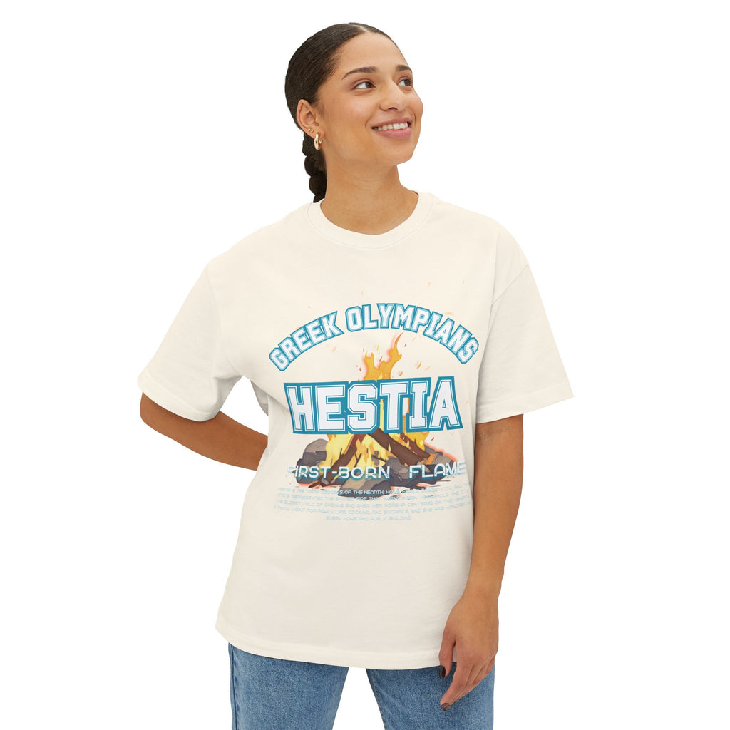 Hestia Mythology Graphic Tee — Greek Pantheon Inspired Design