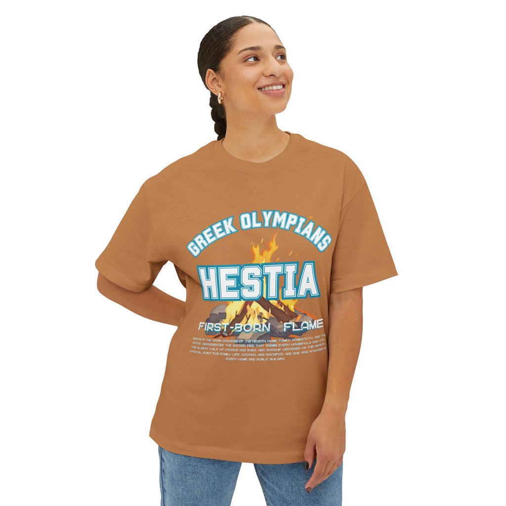 Hestia Mythology Graphic Tee — Greek Pantheon Inspired Design