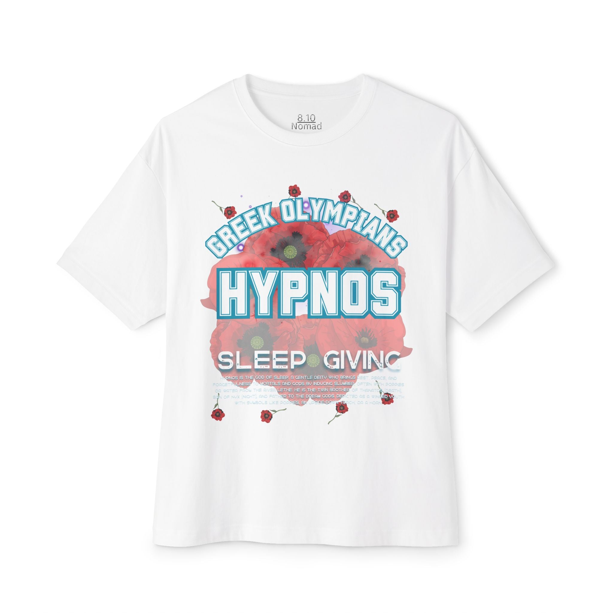 Hypnos Mythology Graphic Tee — Greek Pantheon Inspired Design