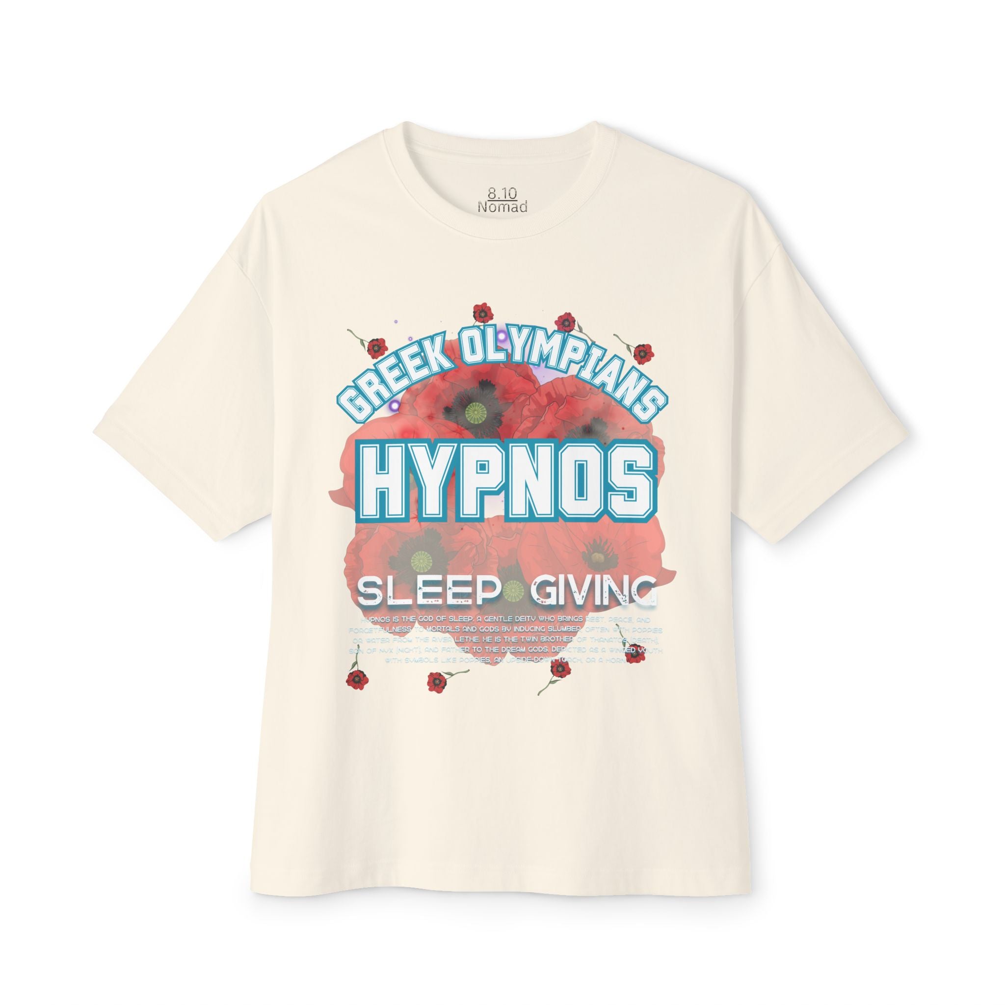 Hypnos Mythology Graphic Tee — Greek Pantheon Inspired Design