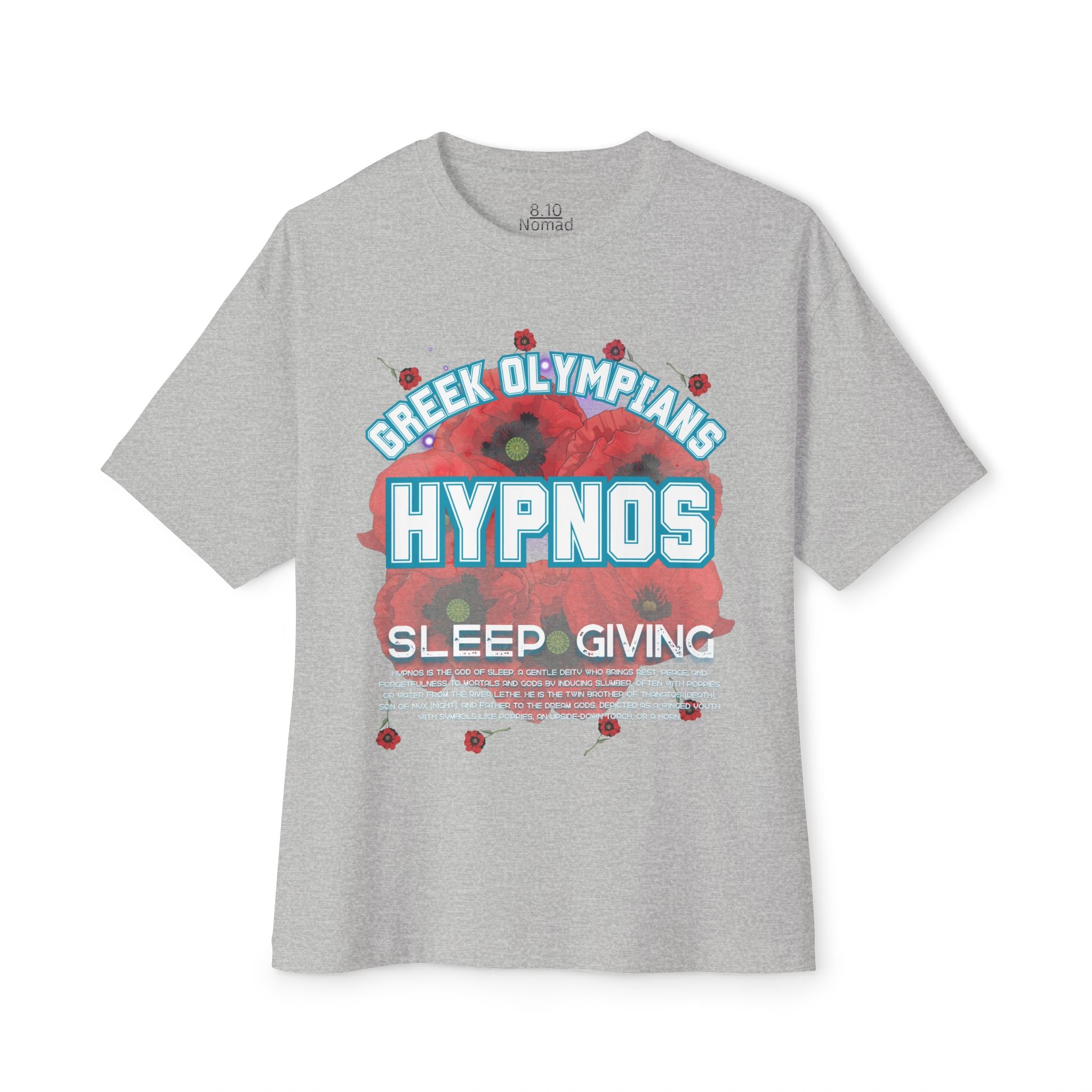 Hypnos Mythology Graphic Tee — Greek Pantheon Inspired Design