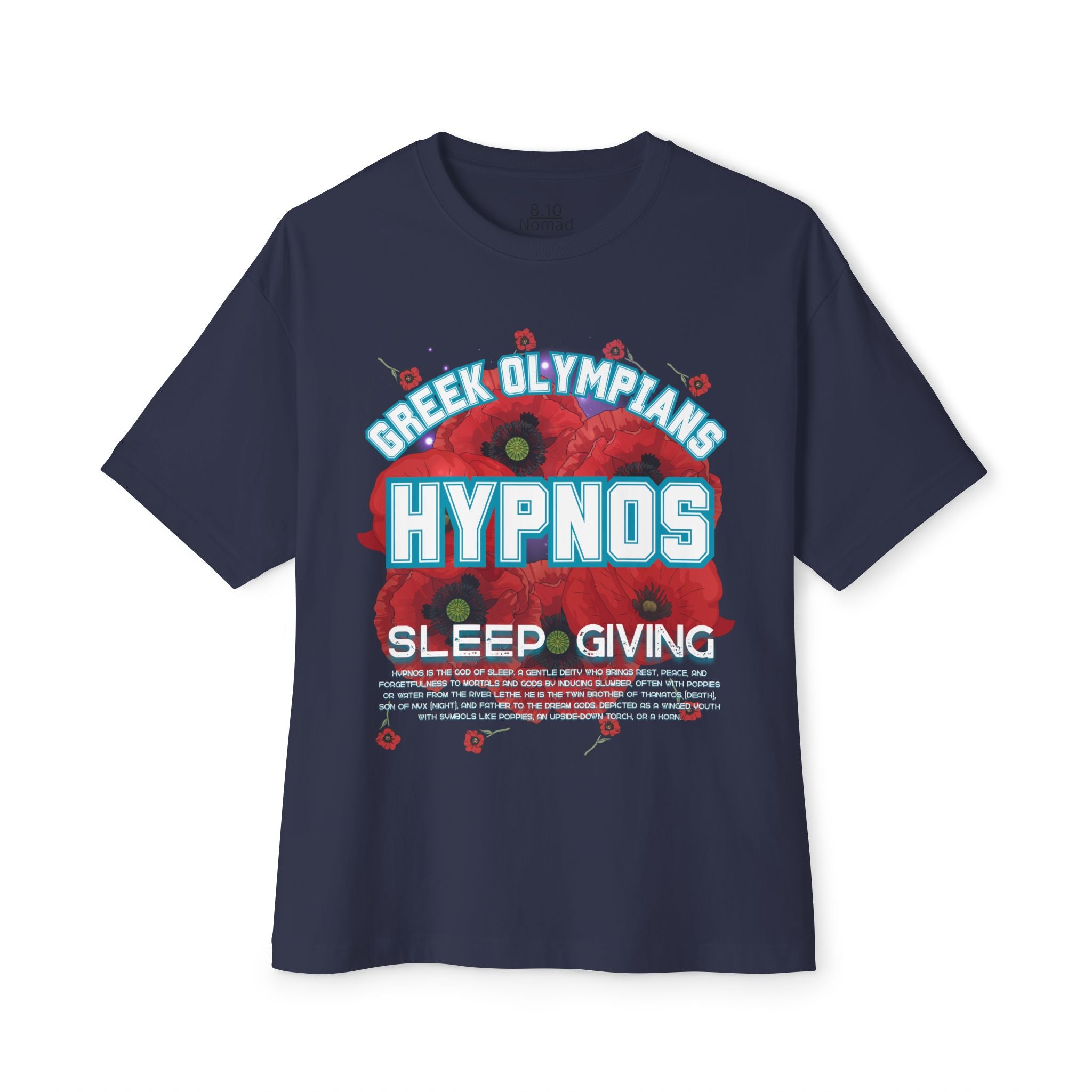 Hypnos Mythology Graphic Tee — Greek Pantheon Inspired Design