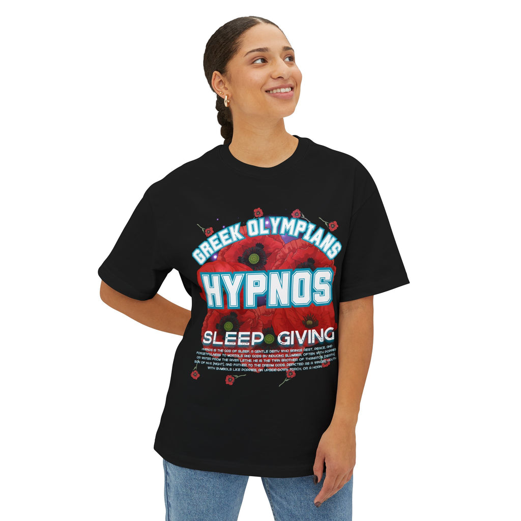 Hypnos Mythology Graphic Tee — Greek Pantheon Inspired Design