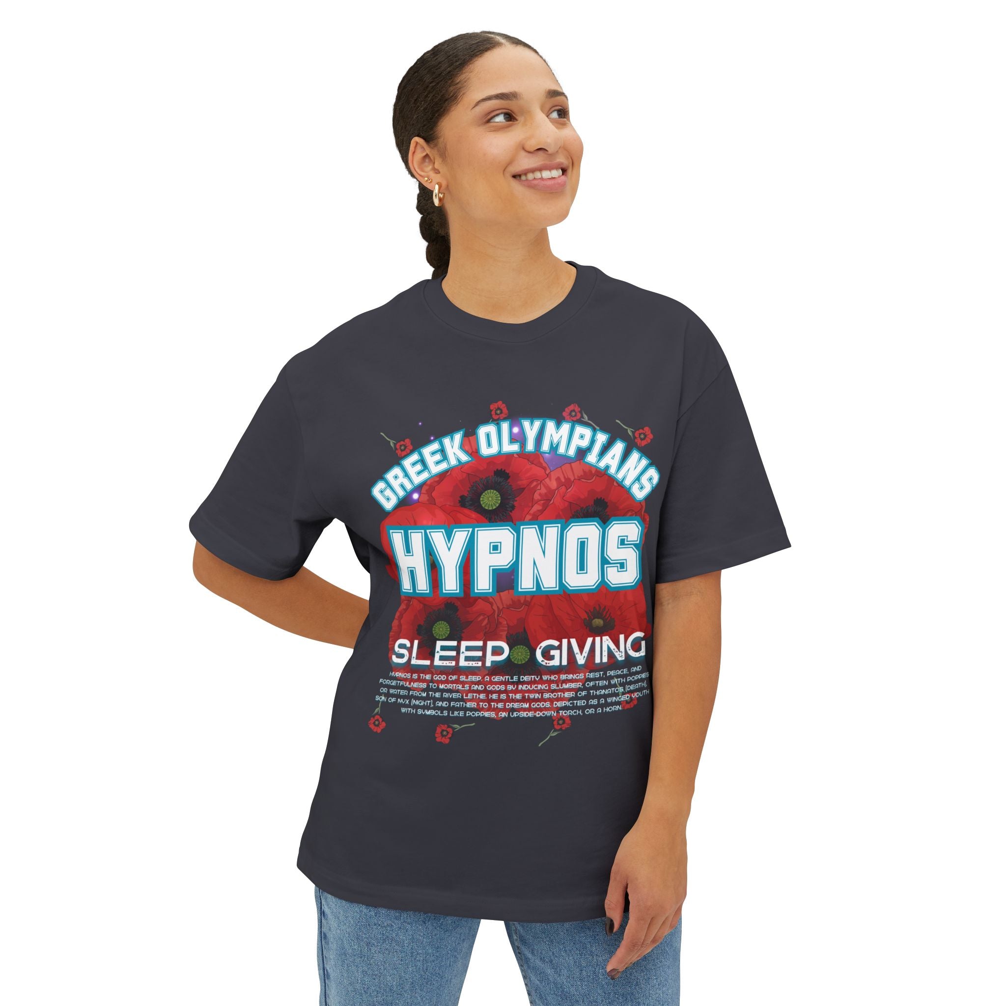 Hypnos Mythology Graphic Tee — Greek Pantheon Inspired Design