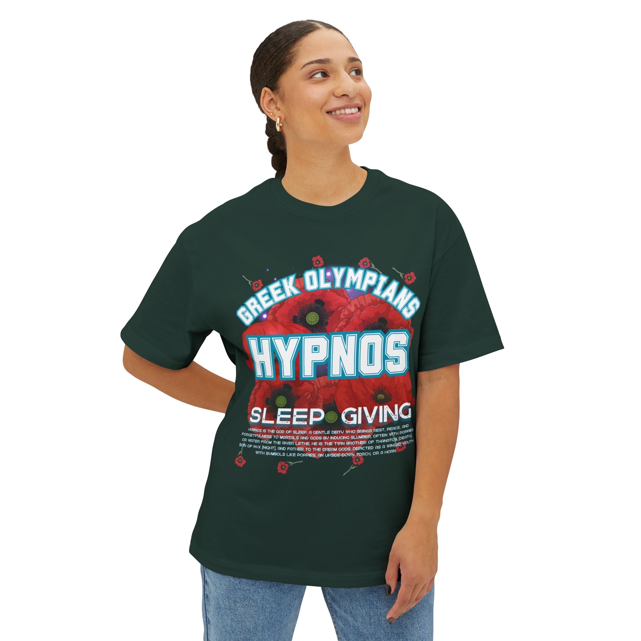 Hypnos Mythology Graphic Tee — Greek Pantheon Inspired Design