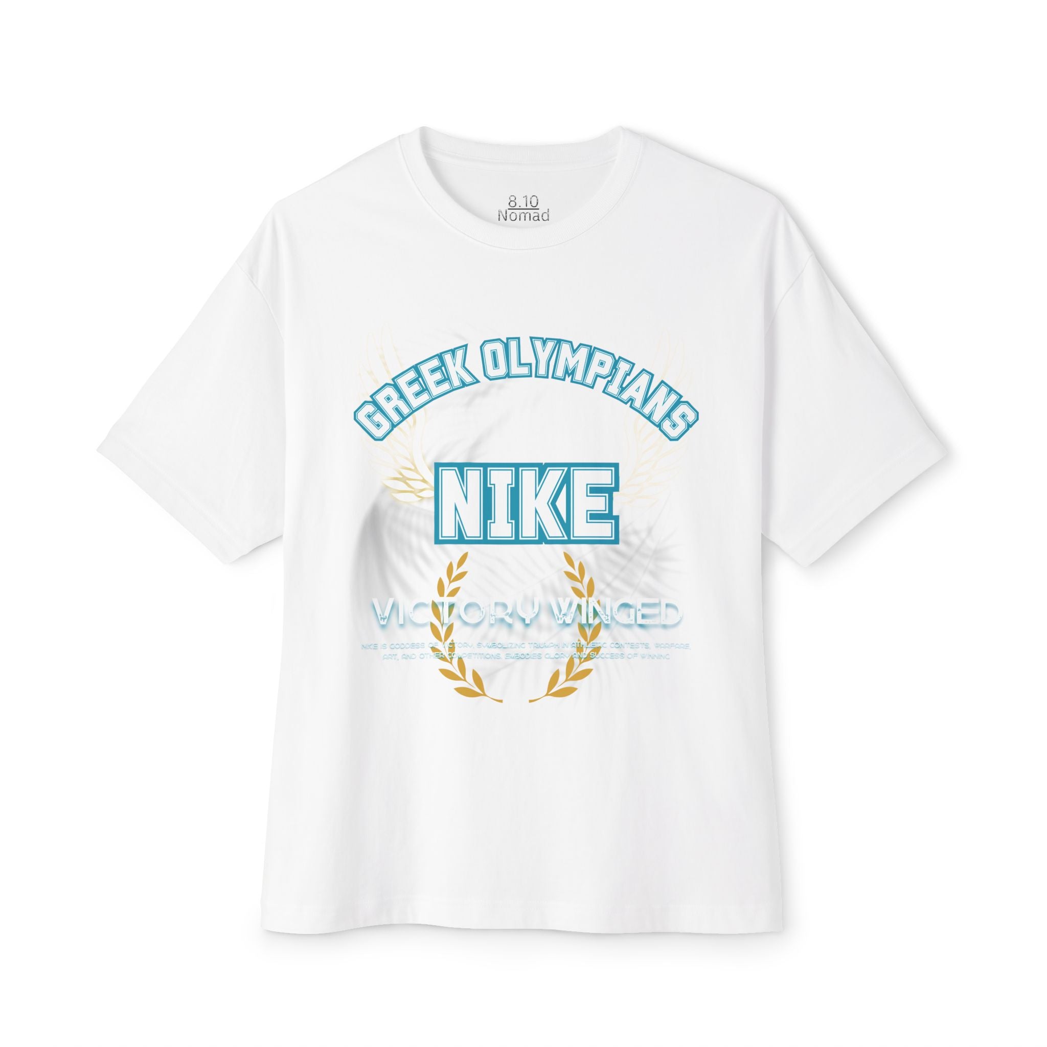 Nike Mythology Graphic Tee — Greek Pantheon Inspired Design