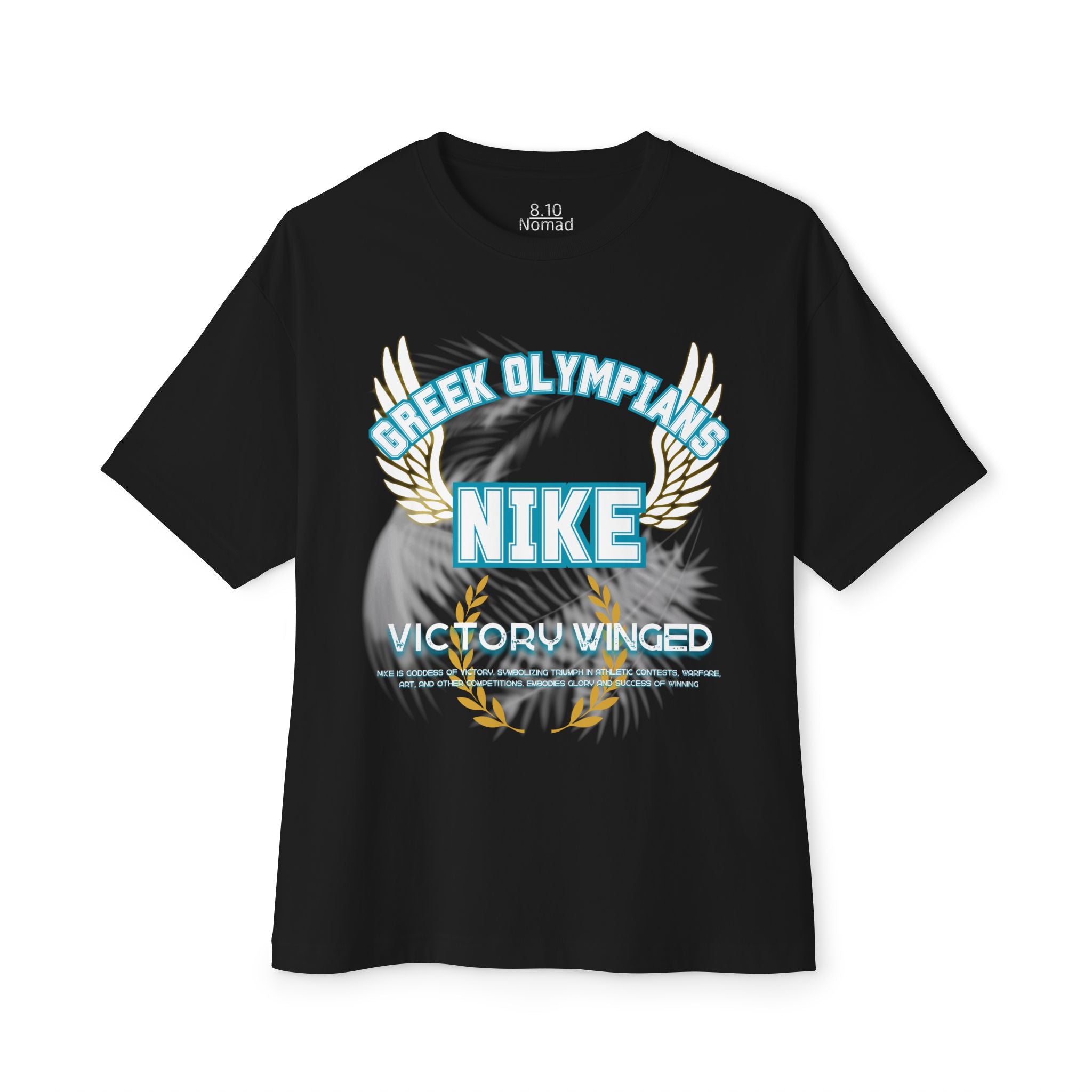 Nike Mythology Graphic Tee — Greek Pantheon Inspired Design