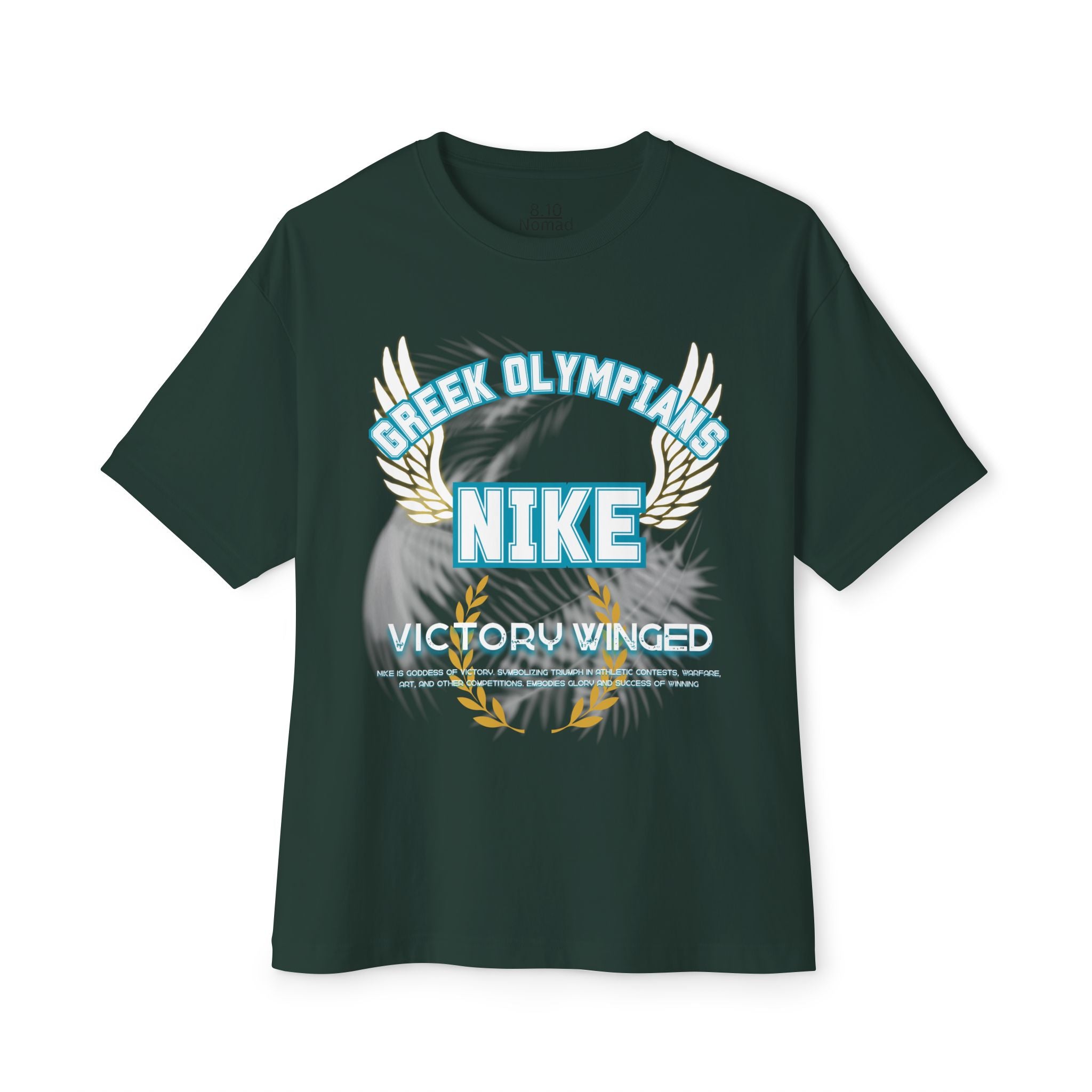 Nike Mythology Graphic Tee — Greek Pantheon Inspired Design