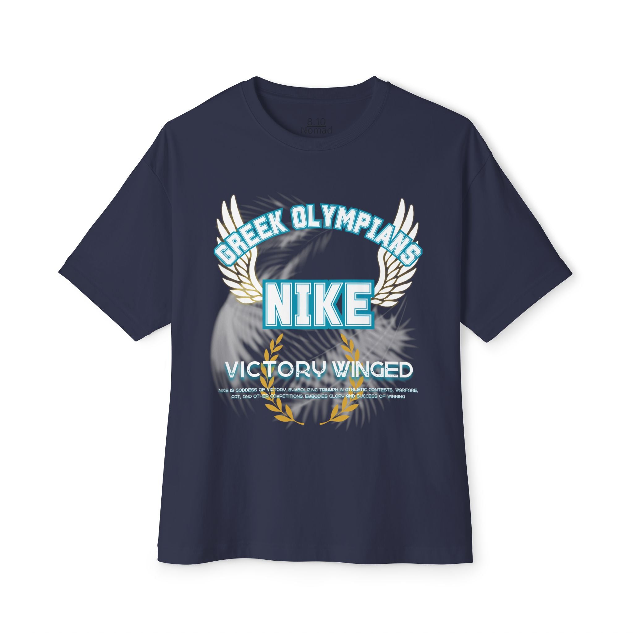 Nike Mythology Graphic Tee — Greek Pantheon Inspired Design