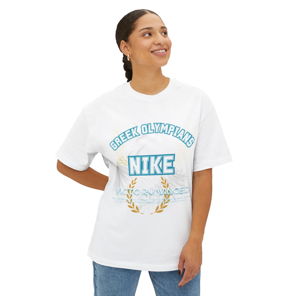 Nike Mythology Graphic Tee — Greek Pantheon Inspired Design
